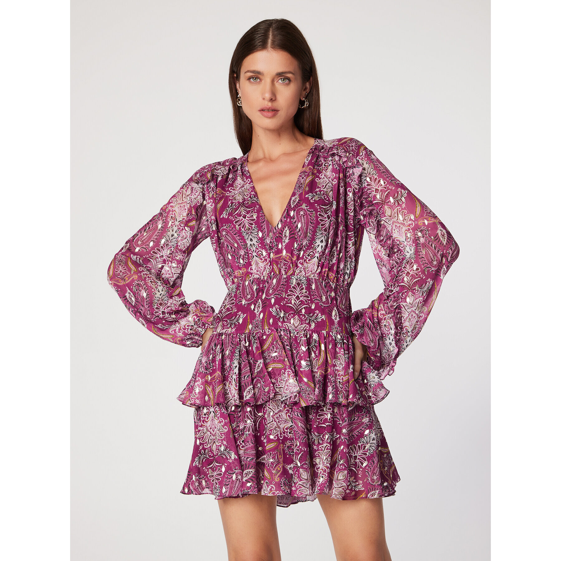 Rage Age Rochie de zi Cindy Violet Regular Fit - Pled.ro