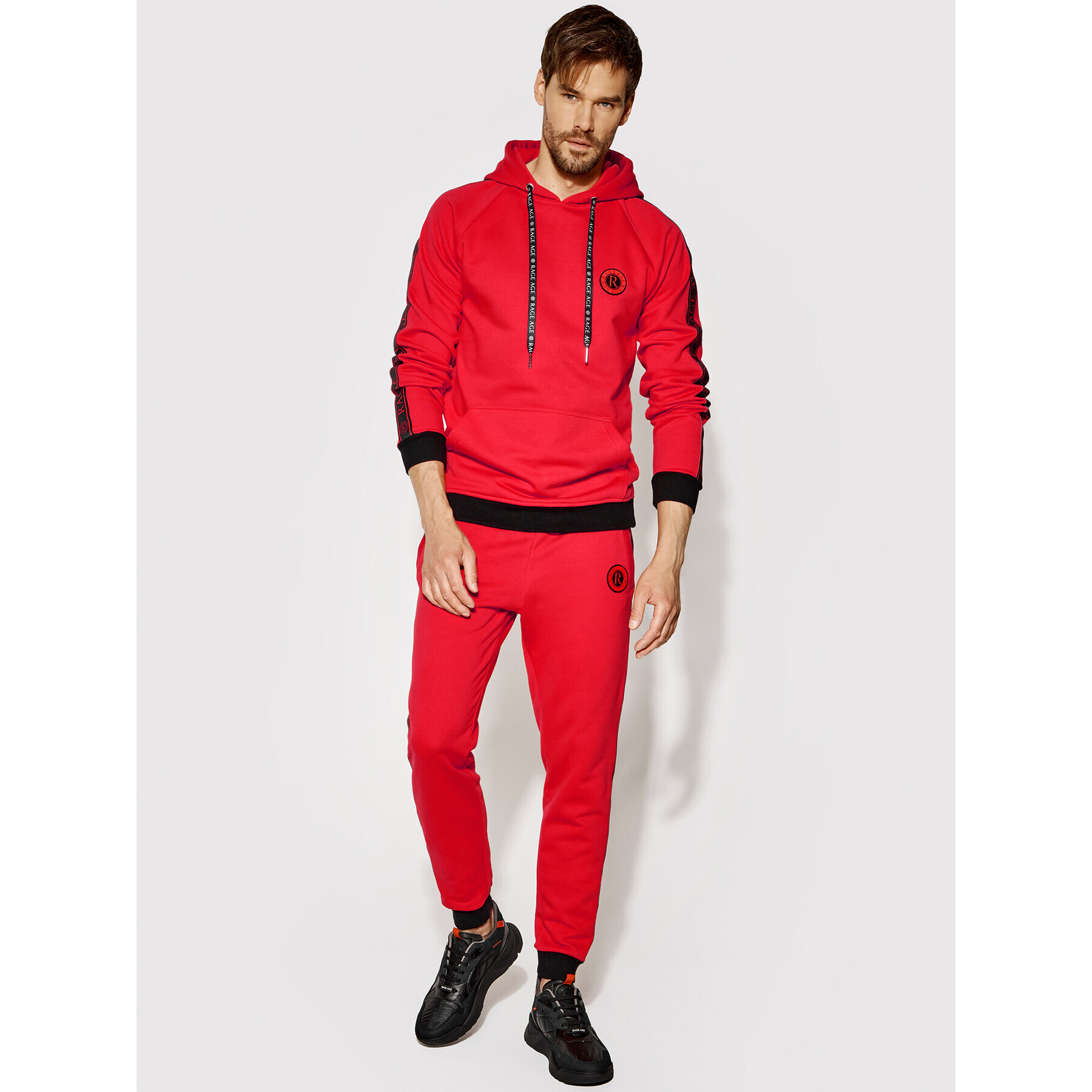 Rage Age Trening Harrier Zip 2 Roșu Slim Fit - Pled.ro