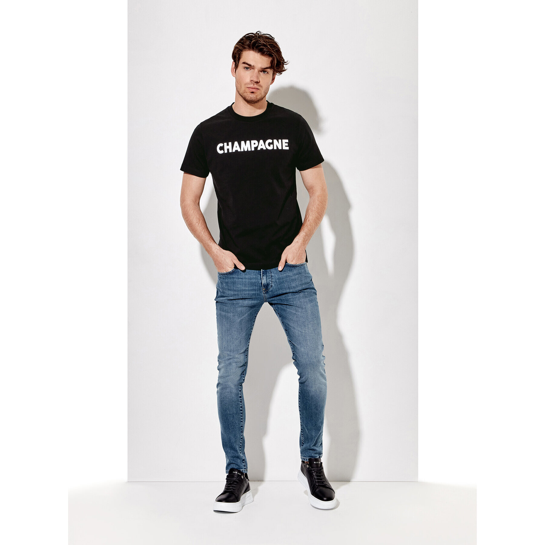 Rage Age Tricou Champagne Negru Regular Fit - Pled.ro