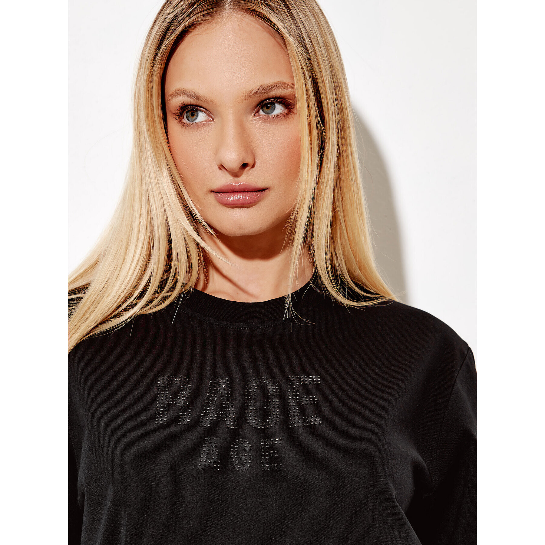 Rage Age Tricou Diamont Negru Regular Fit - Pled.ro