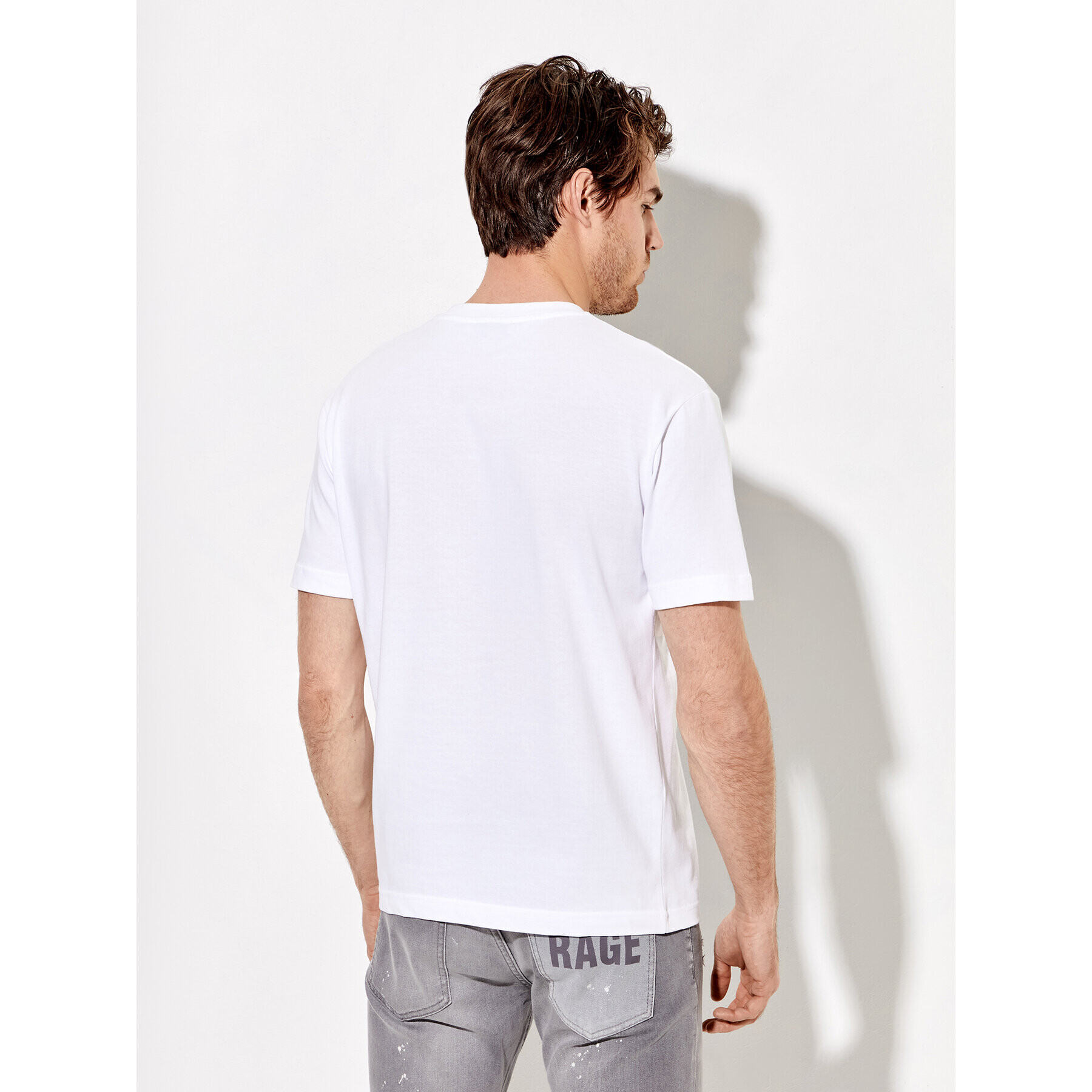 Rage Age Tricou Embro Alb Relaxed Fit - Pled.ro