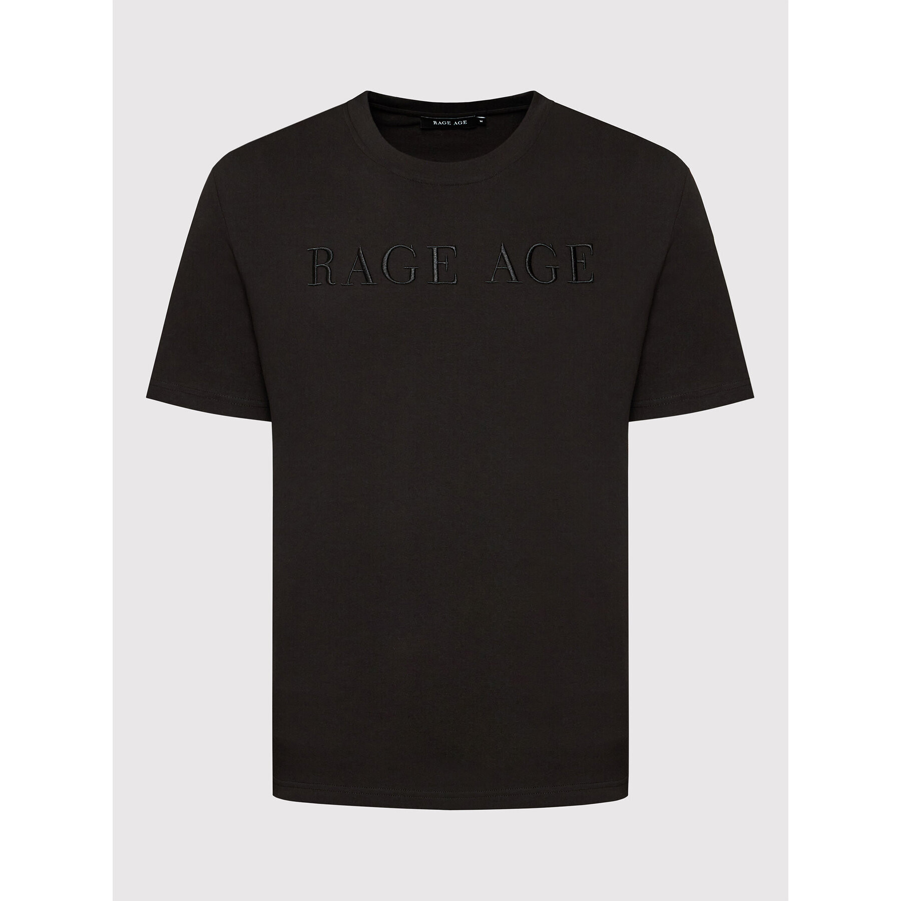 Rage Age Tricou Embro Negru Relaxed Fit - Pled.ro