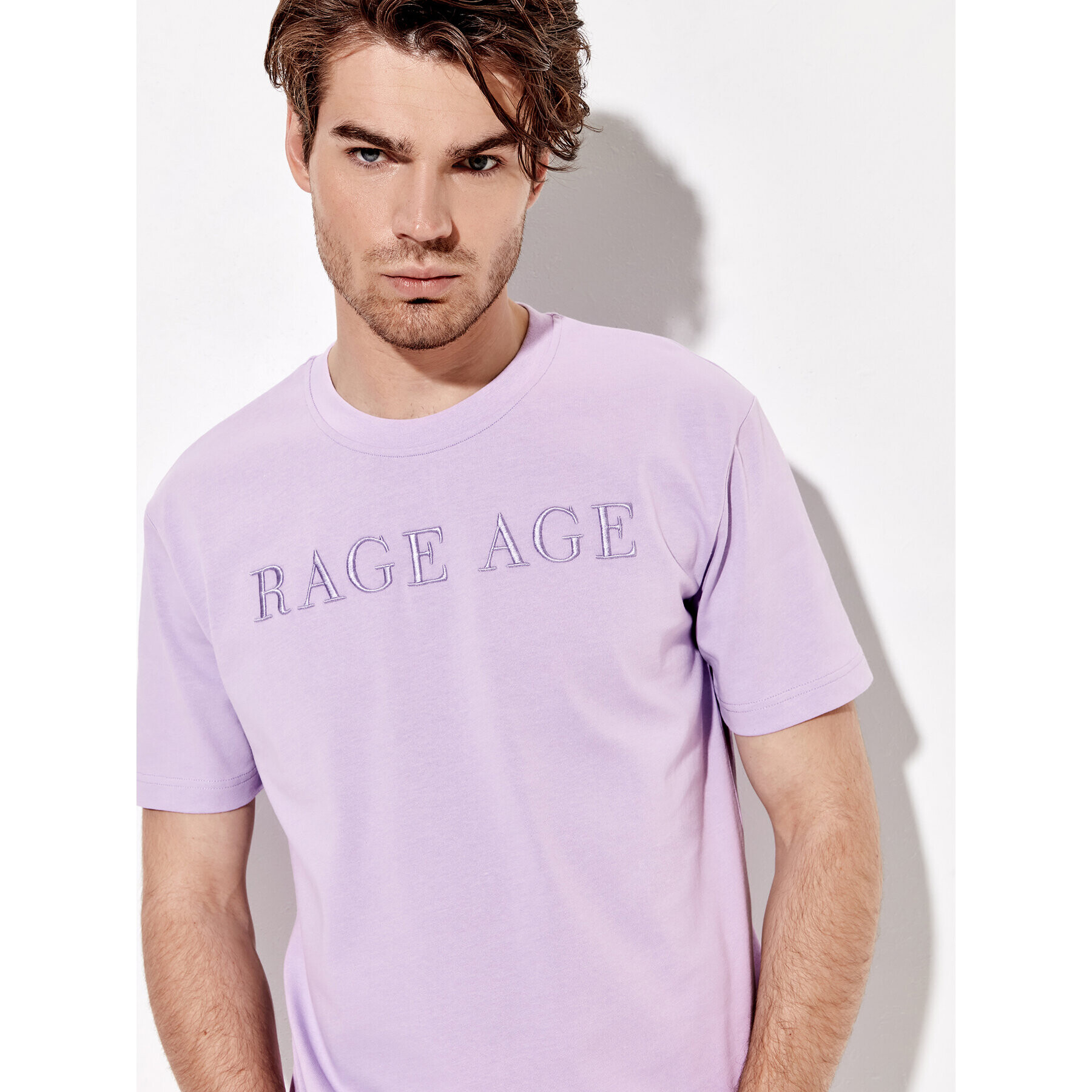 Rage Age Tricou Embro Violet Relaxed Fit - Pled.ro