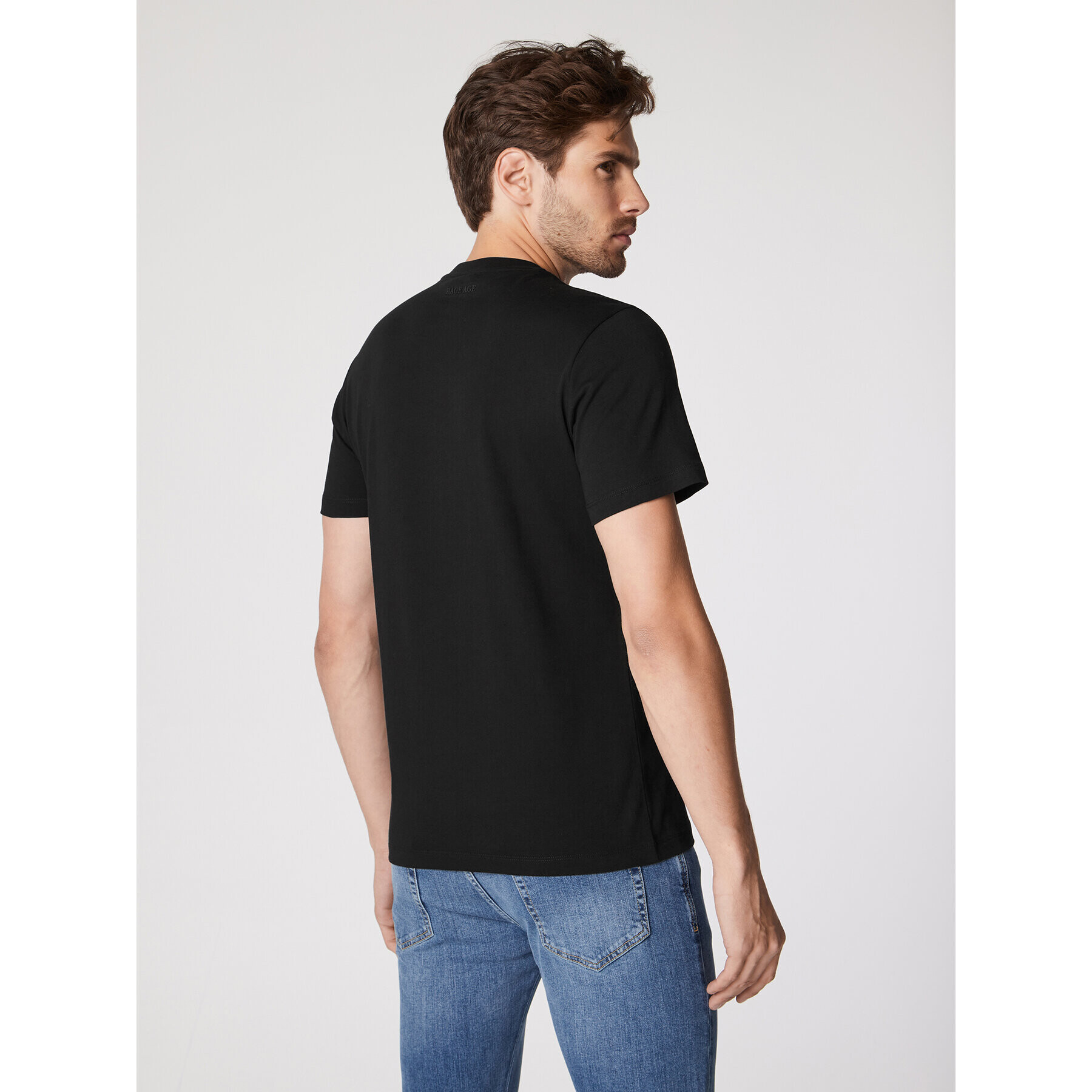 Rage Age Tricou Gian Negru Regular Fit - Pled.ro