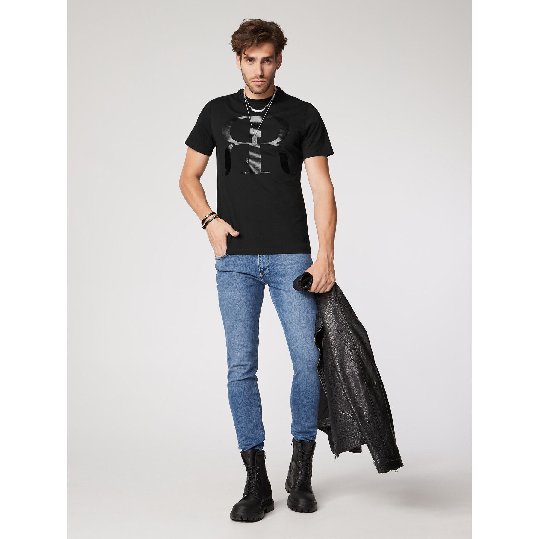 Rage Age Tricou Gian Negru Regular Fit - Pled.ro