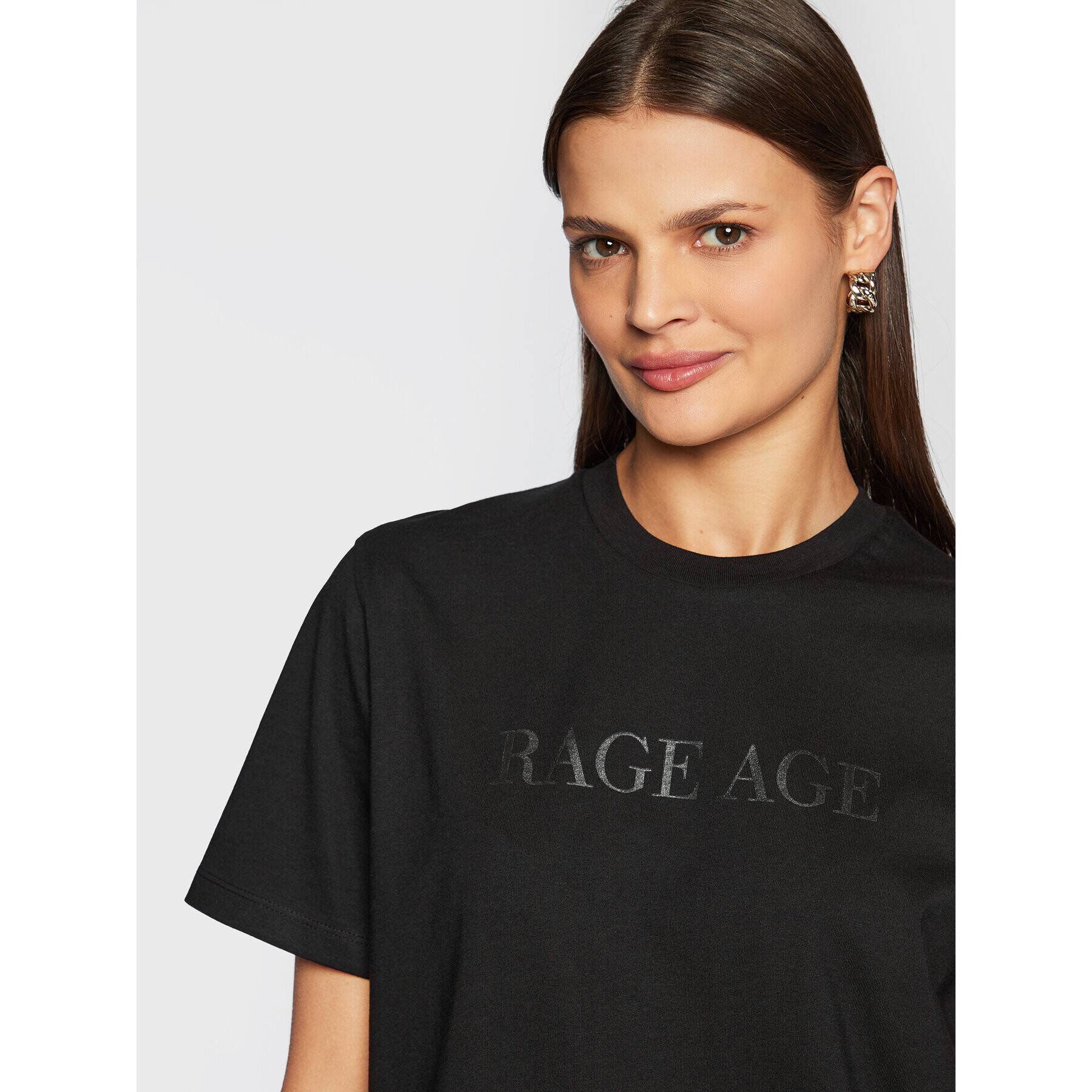 Rage Age Tricou Kaia Negru Regular Fit - Pled.ro