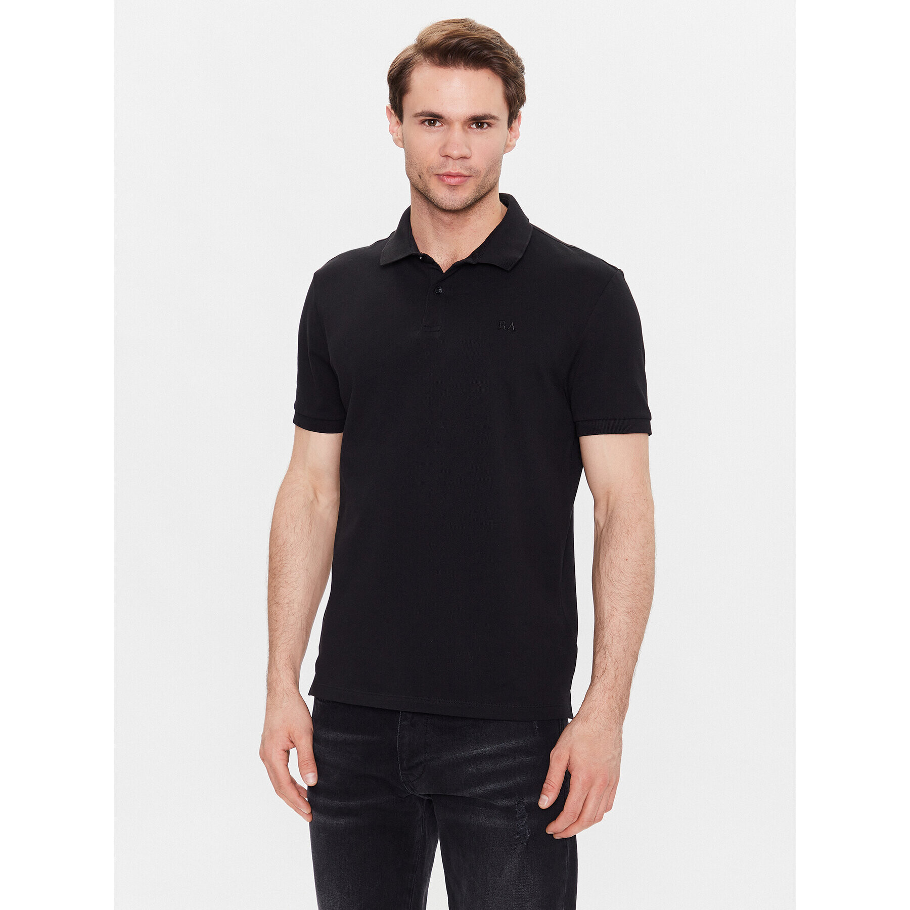 Rage Age Tricou polo Rico Negru Regular Fit - Pled.ro