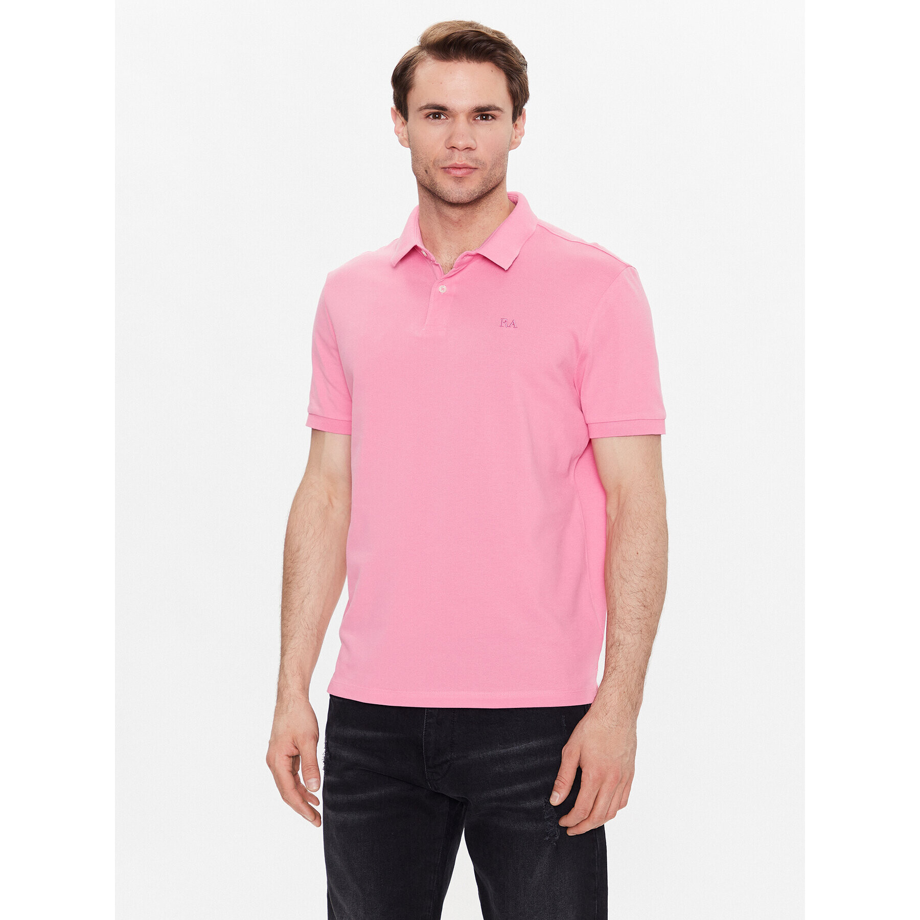 Rage Age Tricou polo Rico Roz Regular Fit - Pled.ro