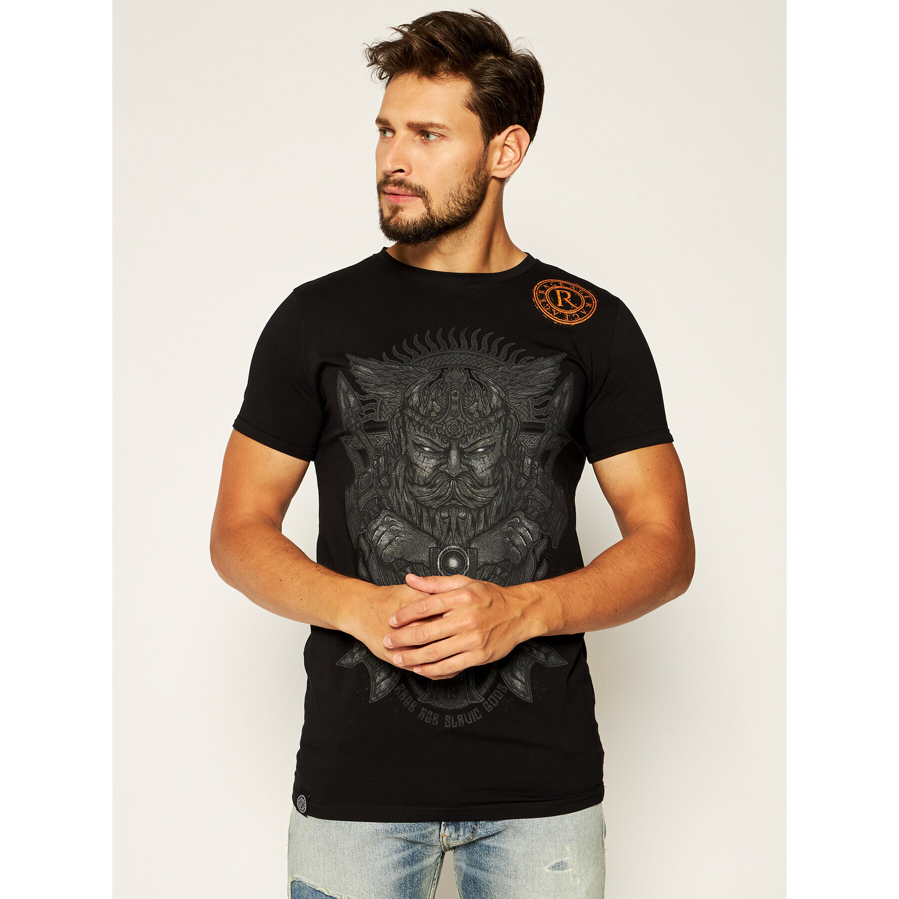 Rage Age Tricou Swaróg Monoch Negru Regular Fit - Pled.ro