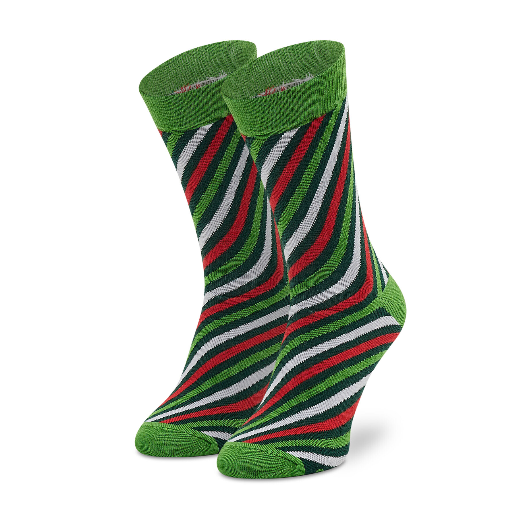 Rainbow Socks Set de 3 perechi de șosete medii unisex Xmas Socks Box Stripes Pak 3 Verde - Pled.ro