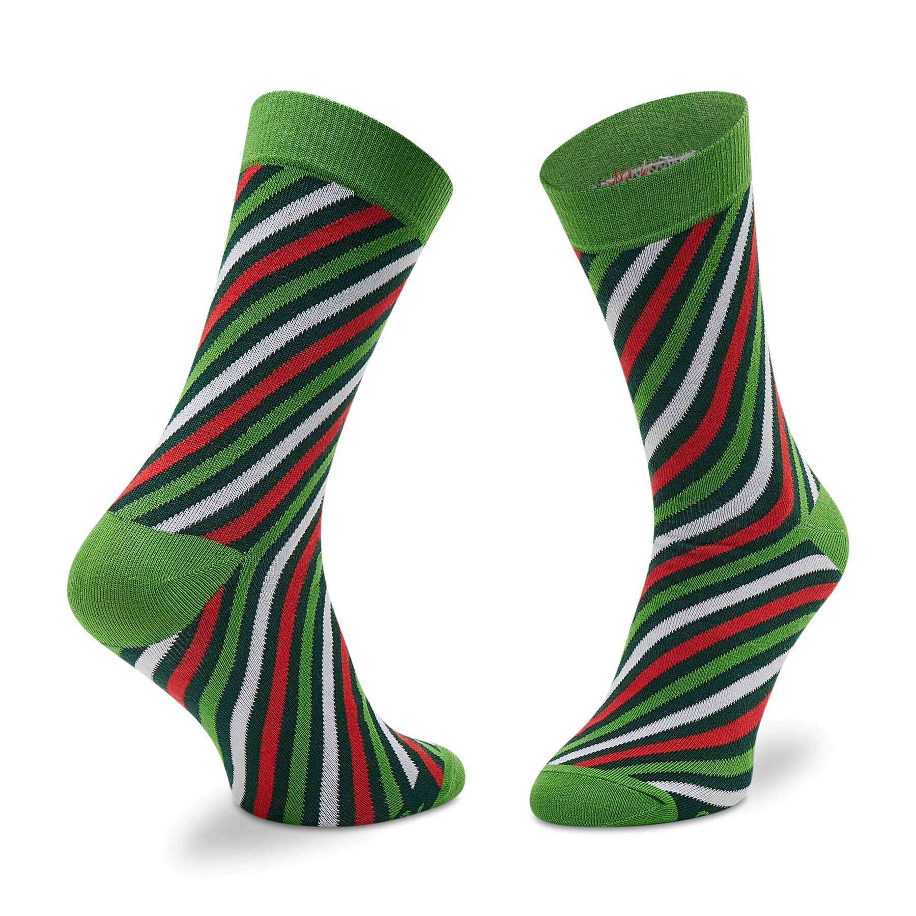 Rainbow Socks Set de 3 perechi de șosete medii unisex Xmas Socks Box Stripes Pak 3 Verde - Pled.ro