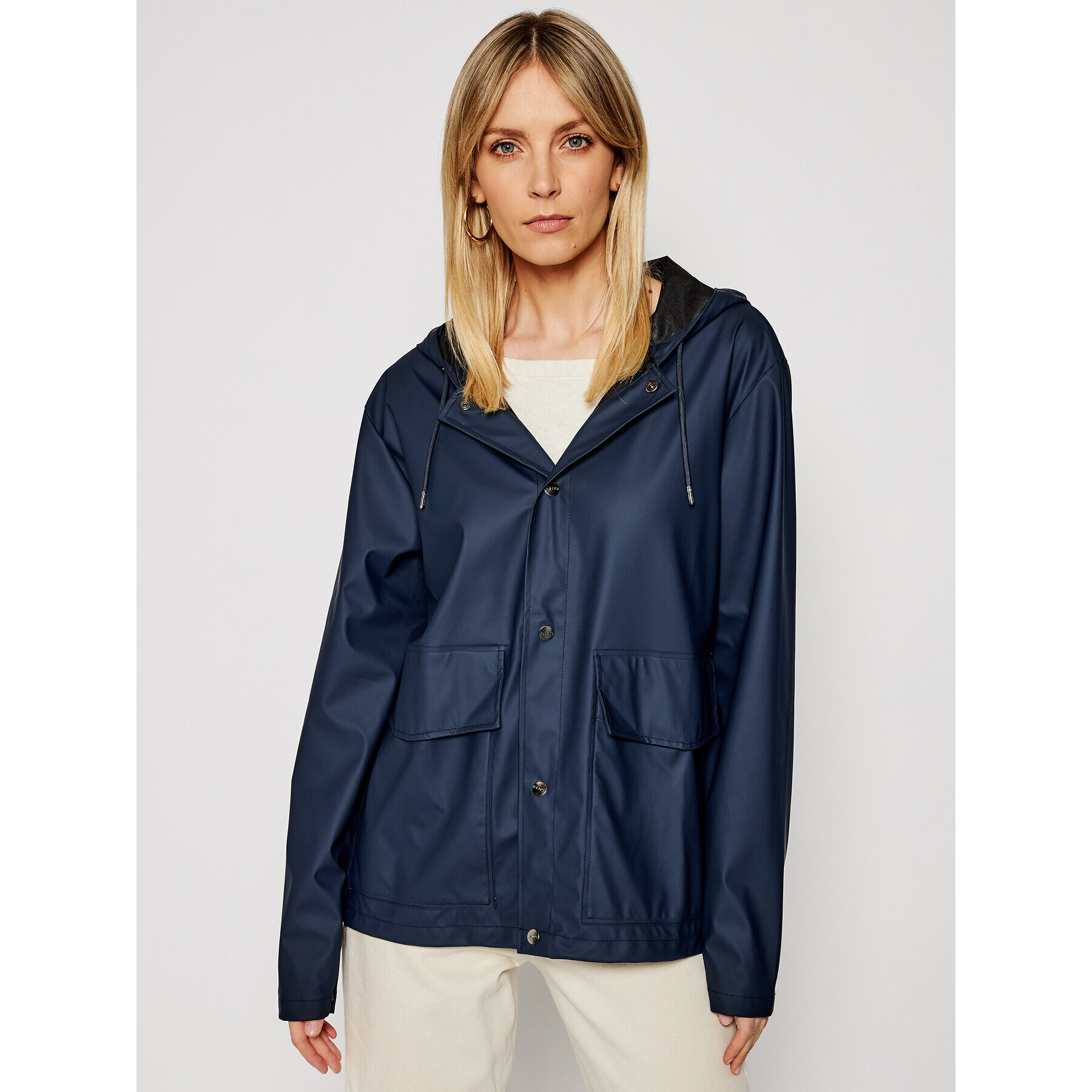 Rains Geacă de ploaie Unisex 1826 Bleumarin Regular Fit - Pled.ro