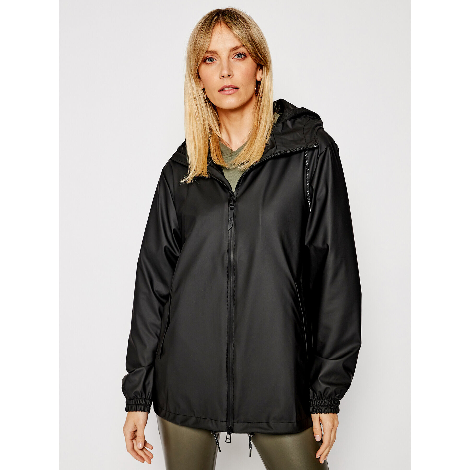 Rains Geacă de ploaie Unisex 1837 Negru Relaxed Fit - Pled.ro