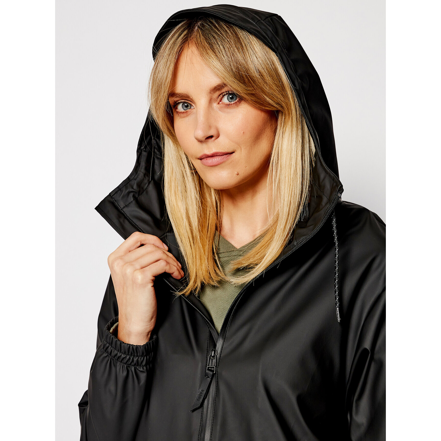 Rains Geacă de ploaie Unisex 1837 Negru Relaxed Fit - Pled.ro