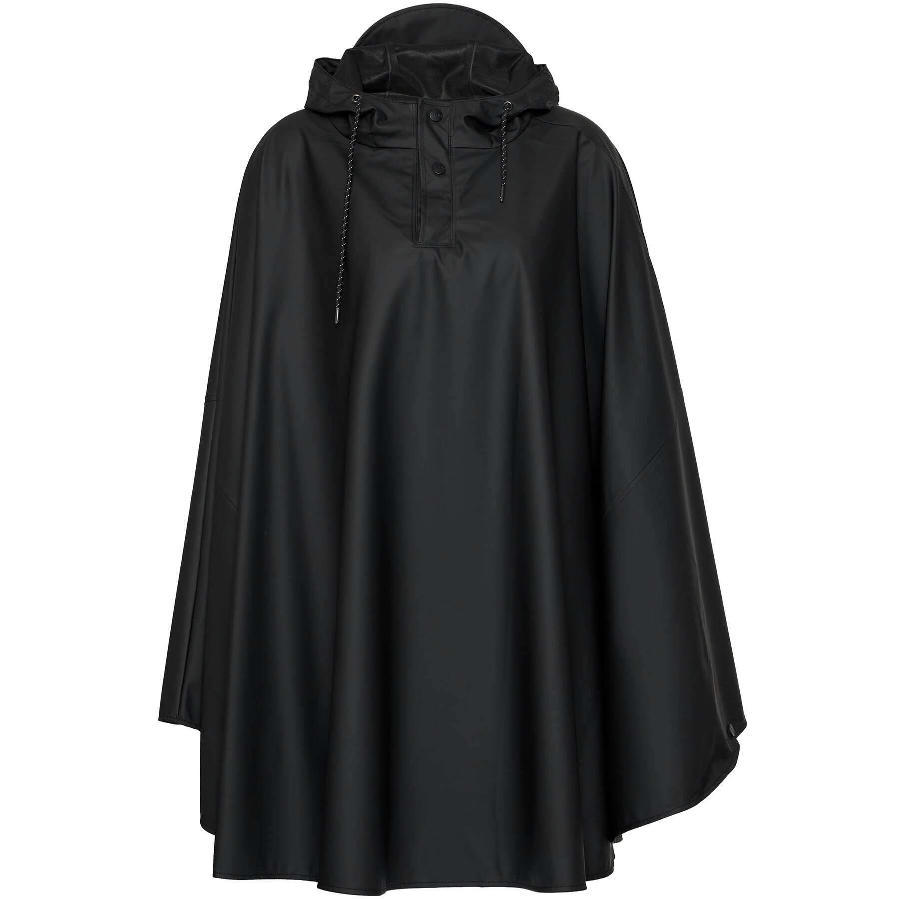 Rains Poncho Unisex 1811 Negru Loose Fit - Pled.ro