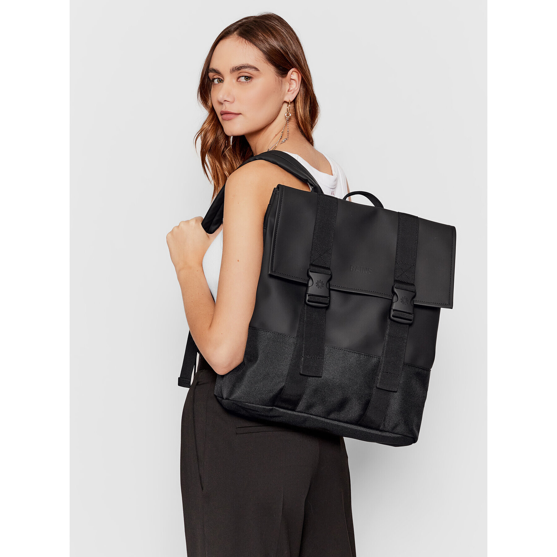 Rains Rucsac Buckle Msn Bag 13710 Negru - Pled.ro