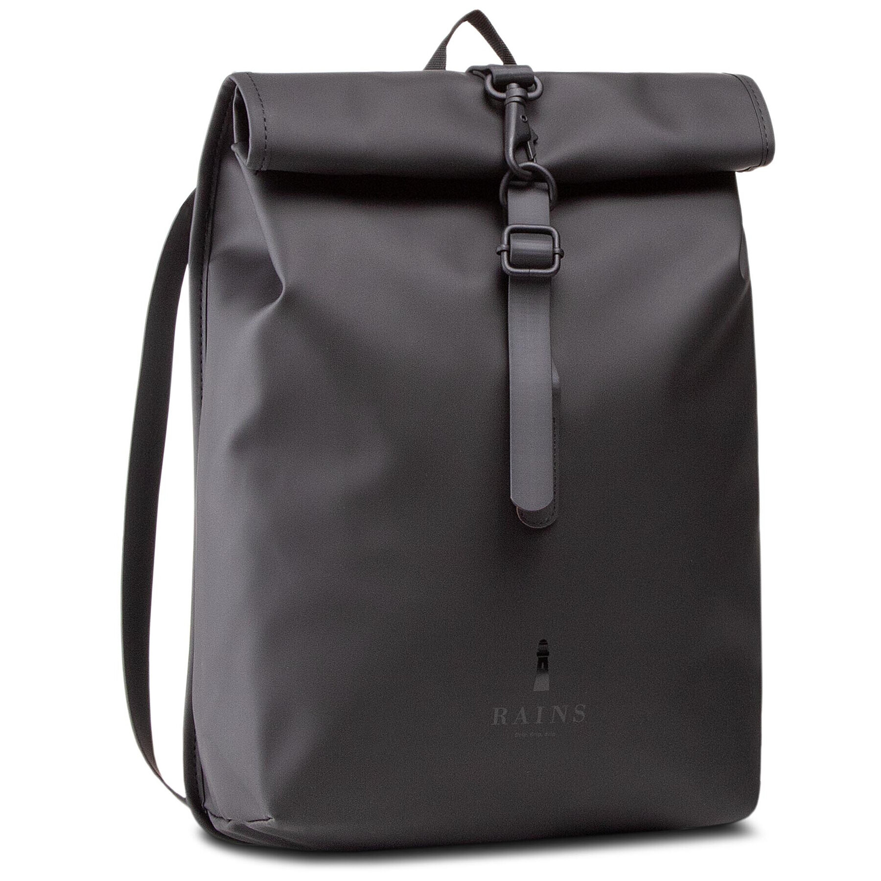 Rains Rucsac Rolltop Mini 1361 Negru - Pled.ro