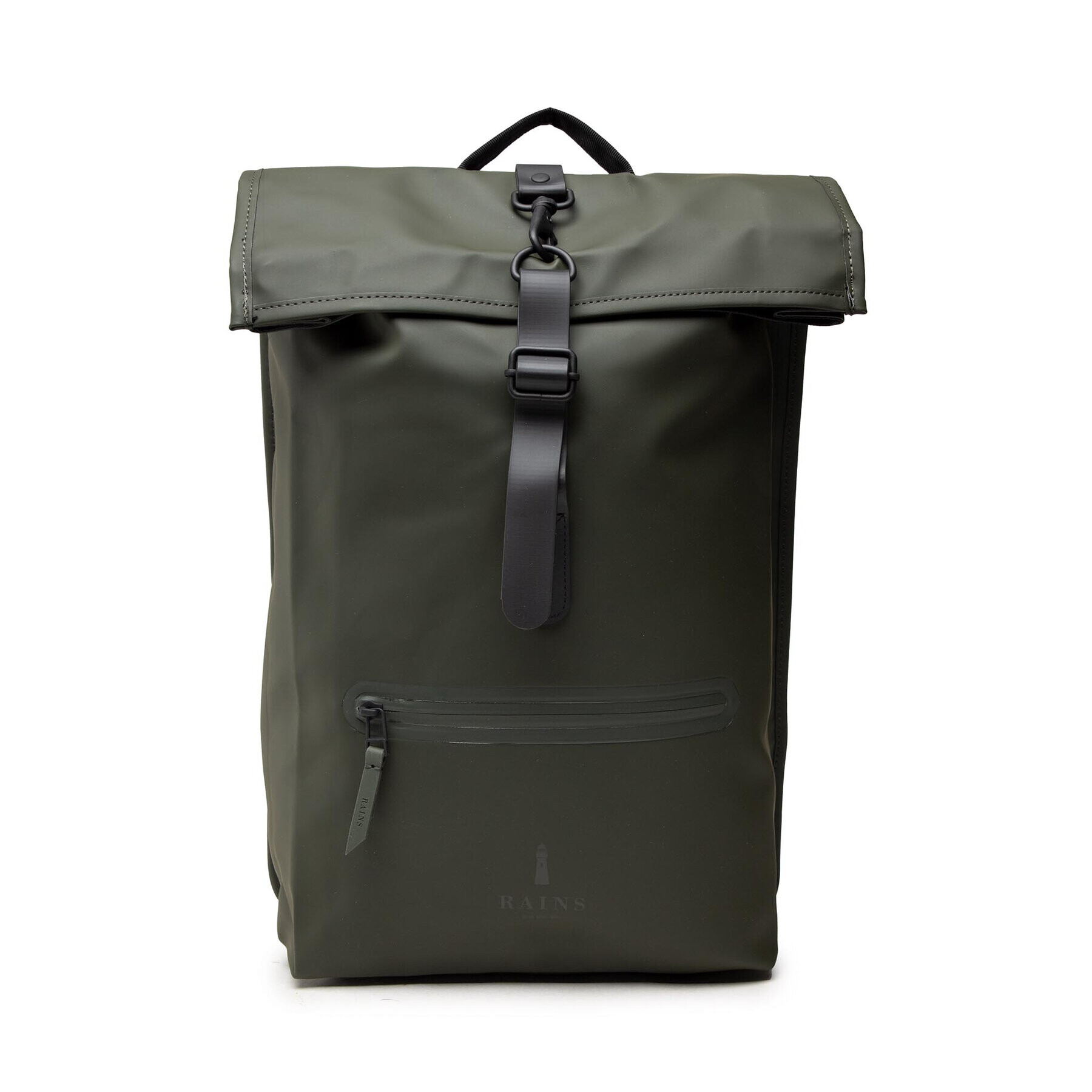 Rains Rucsac Rolltop Rucksack 1316 Verde - Pled.ro