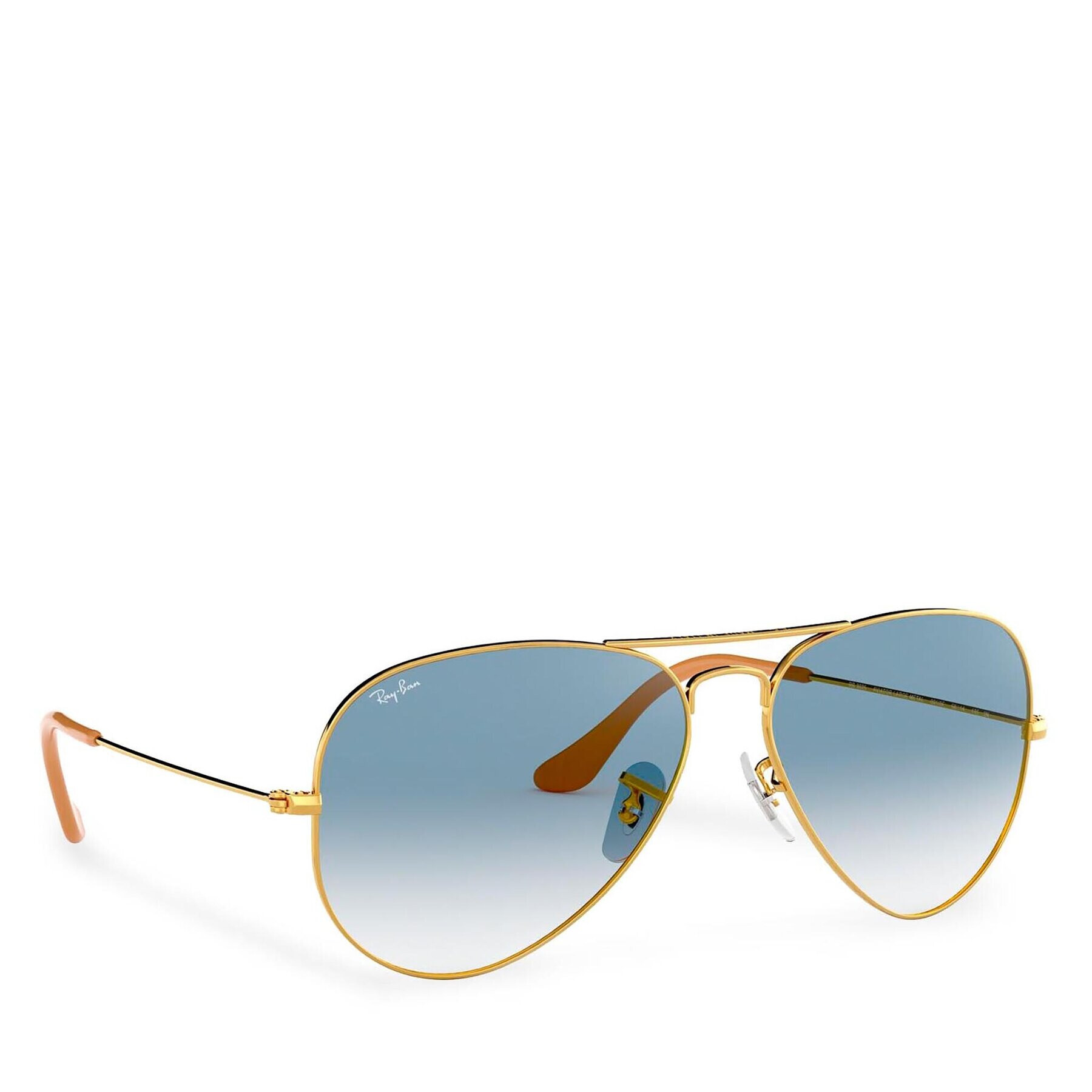 Ray-Ban Ochelari de soare Aviator Large Metal 0RB3025 001/3F Auriu - Pled.ro