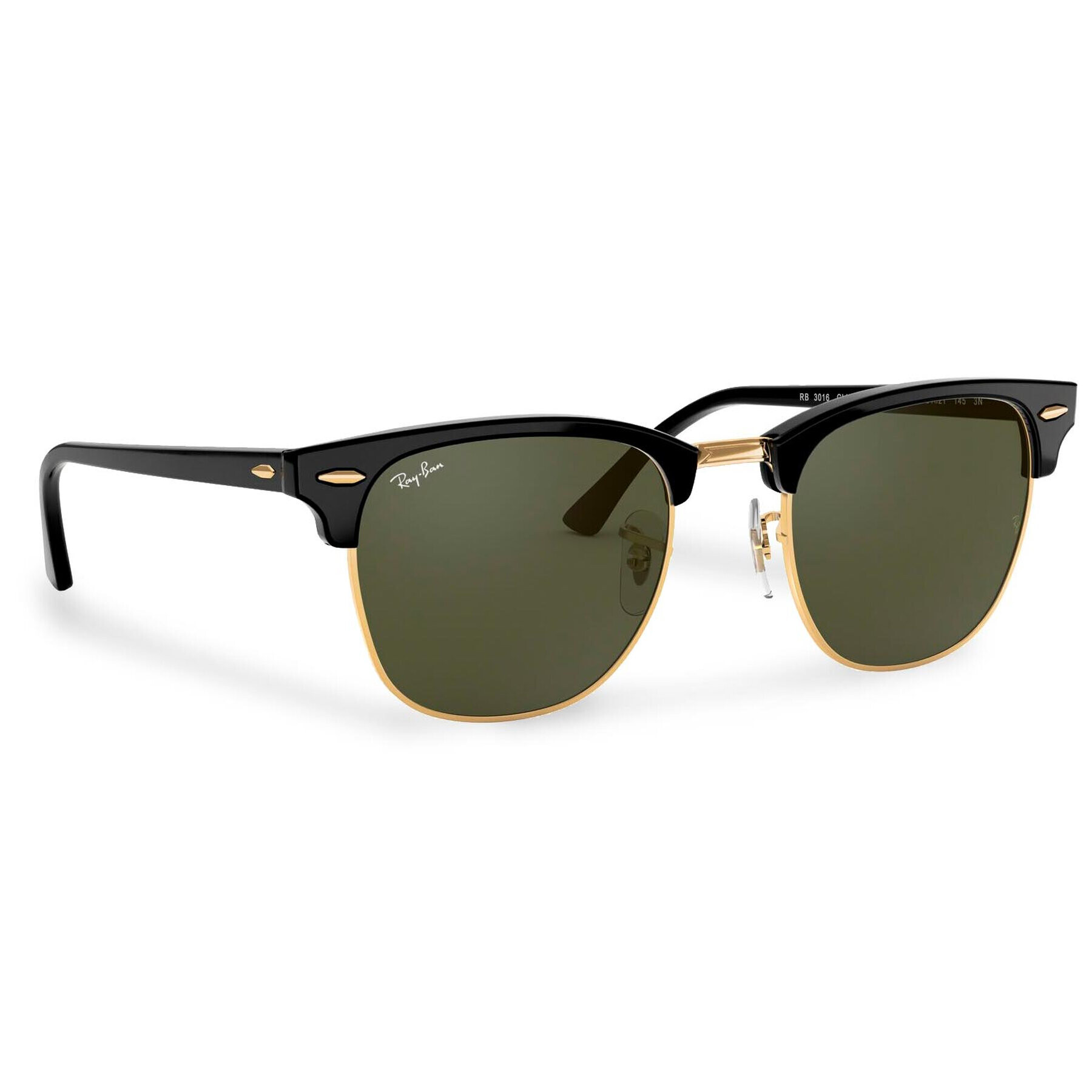 Ray-Ban Ochelari de soare Clubmaster 0RB3016 W0365 Negru - Pled.ro