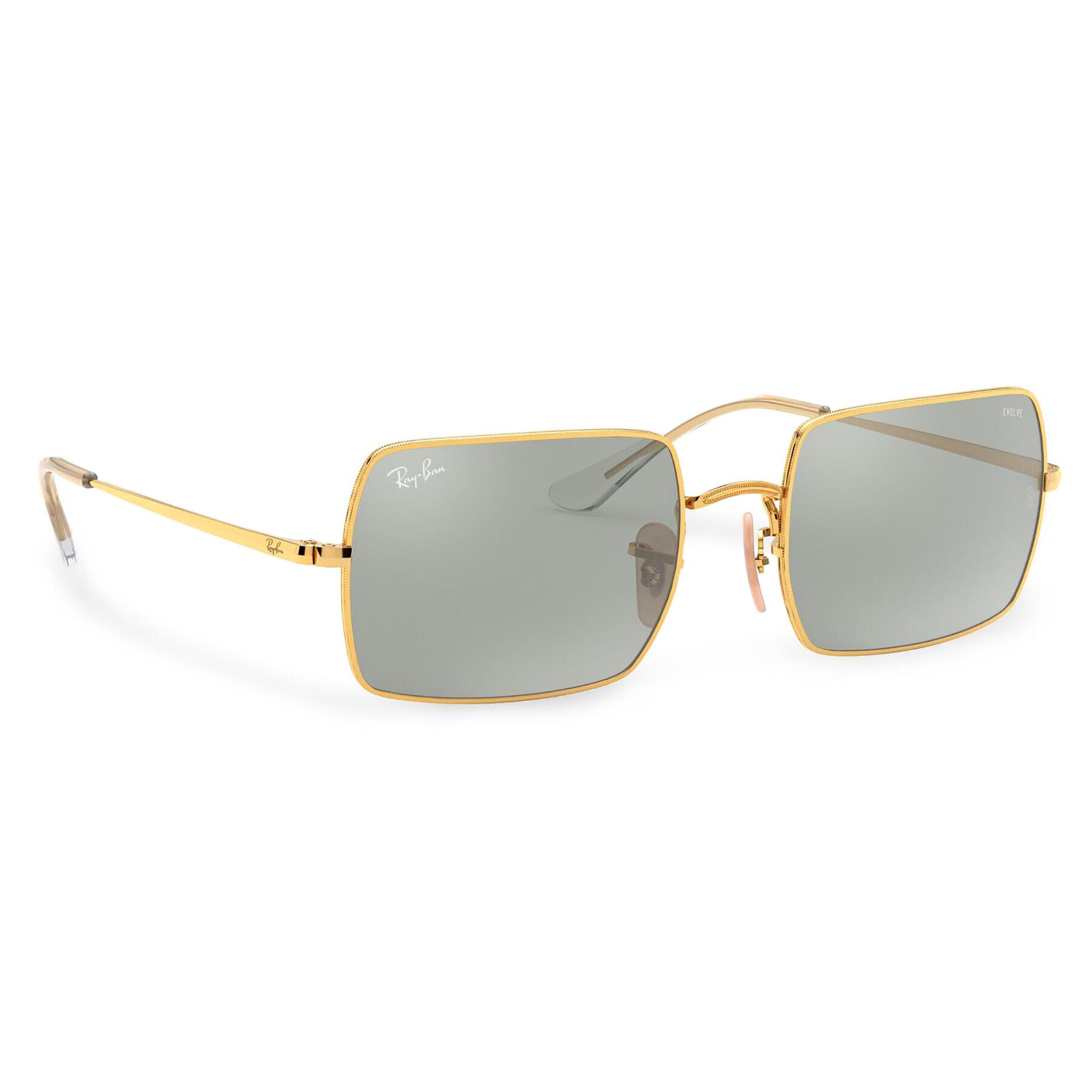 Ray-Ban Ochelari de soare Rectangle 1969 Mirror Evolve 0RB1969 001/W3 Auriu - Pled.ro