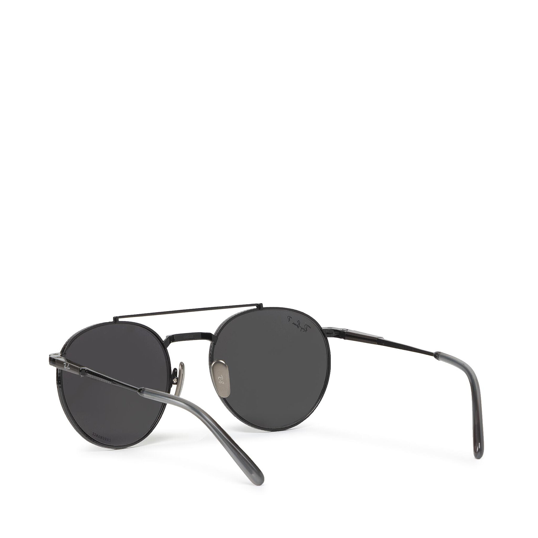 Ray-Ban Ochelari de soare Round II Titanium 0RB8237 3141K8 Negru - Pled.ro