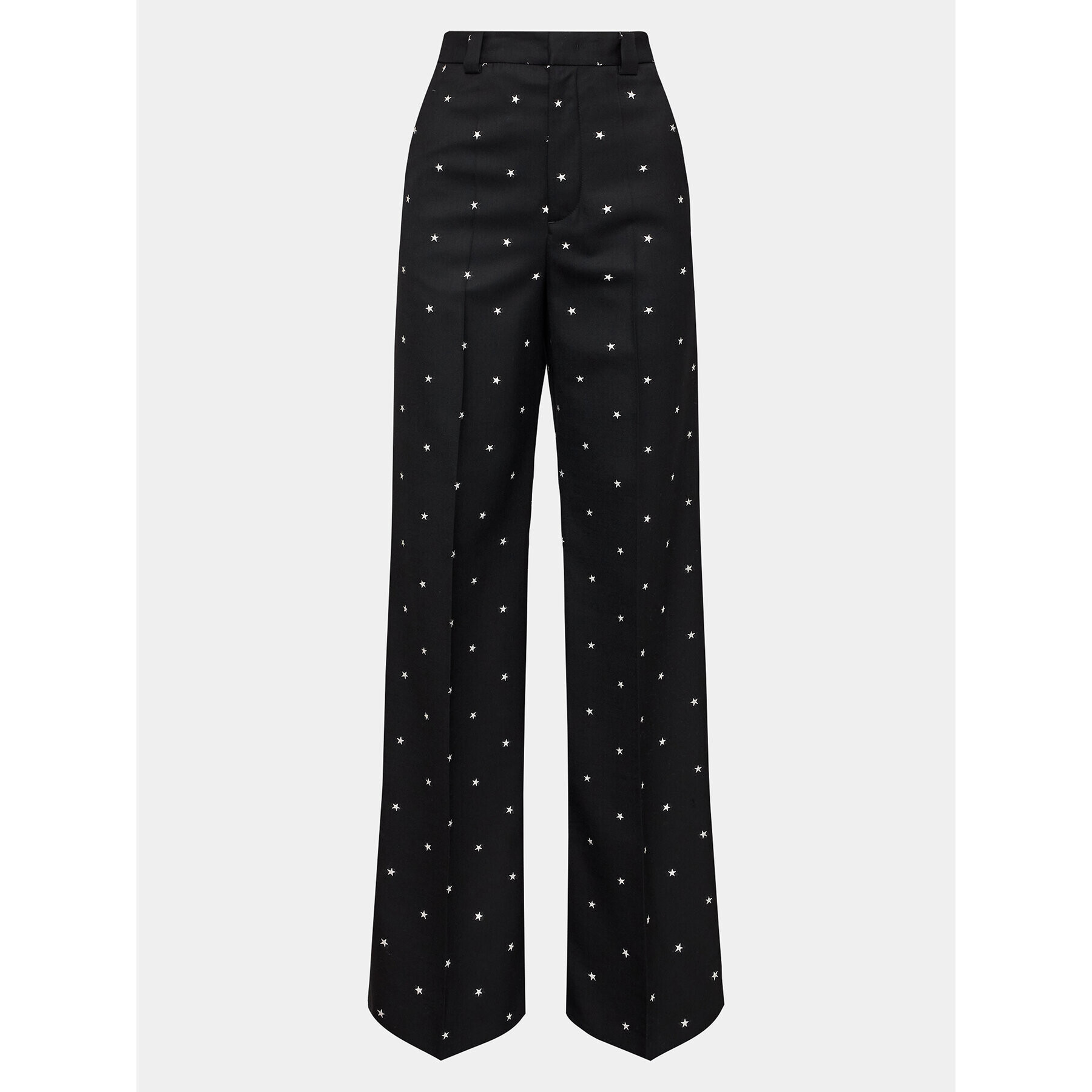 Red Valentino Pantaloni din material 1R3RBG00 Negru Relaxed Fit - Pled.ro