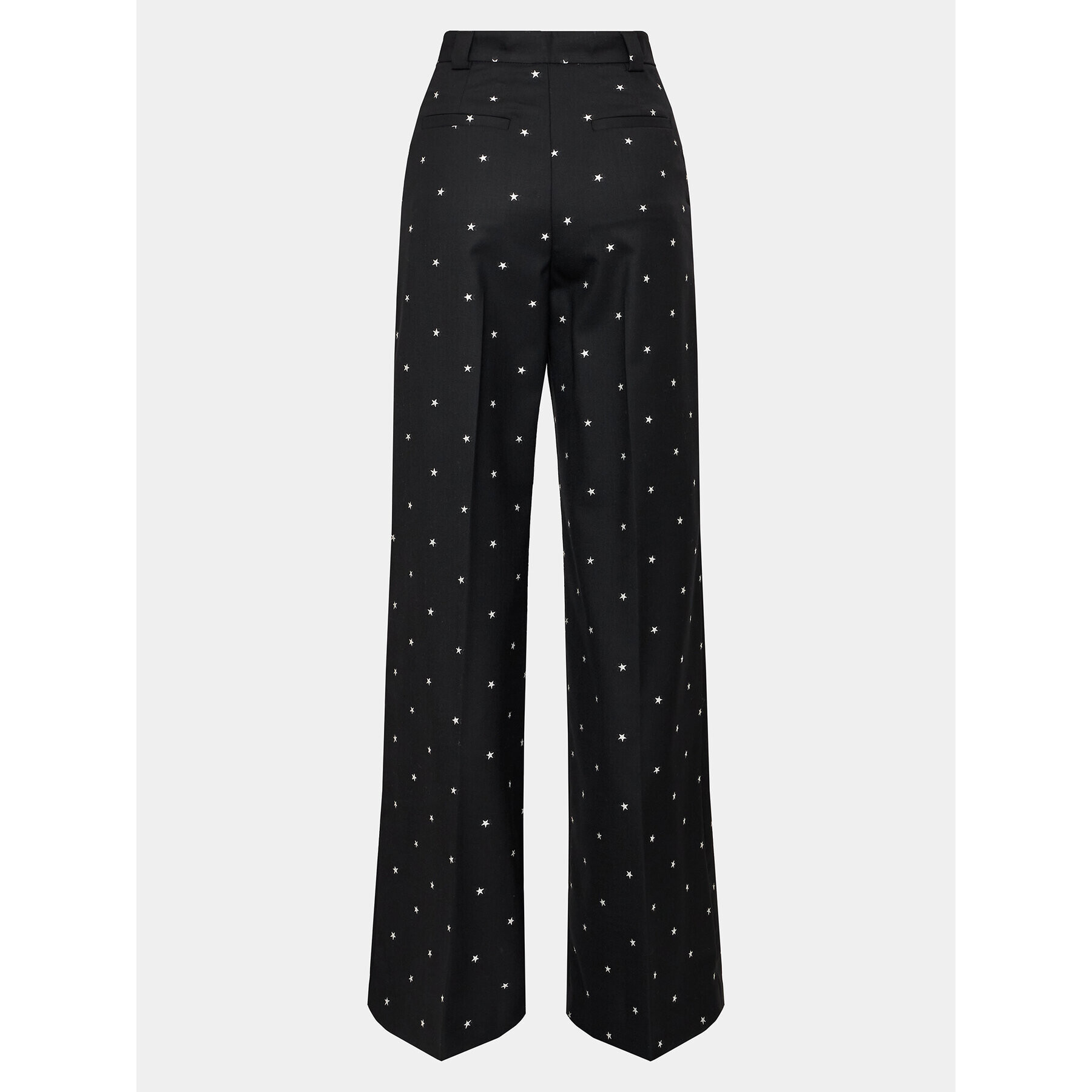 Red Valentino Pantaloni din material 1R3RBG00 Negru Relaxed Fit - Pled.ro