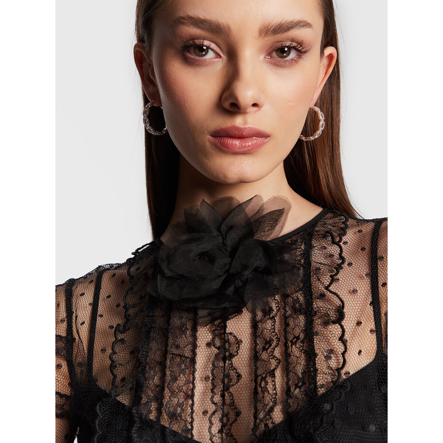 Red Valentino Rochie cocktail 1R0VA22N Negru Regular Fit - Pled.ro