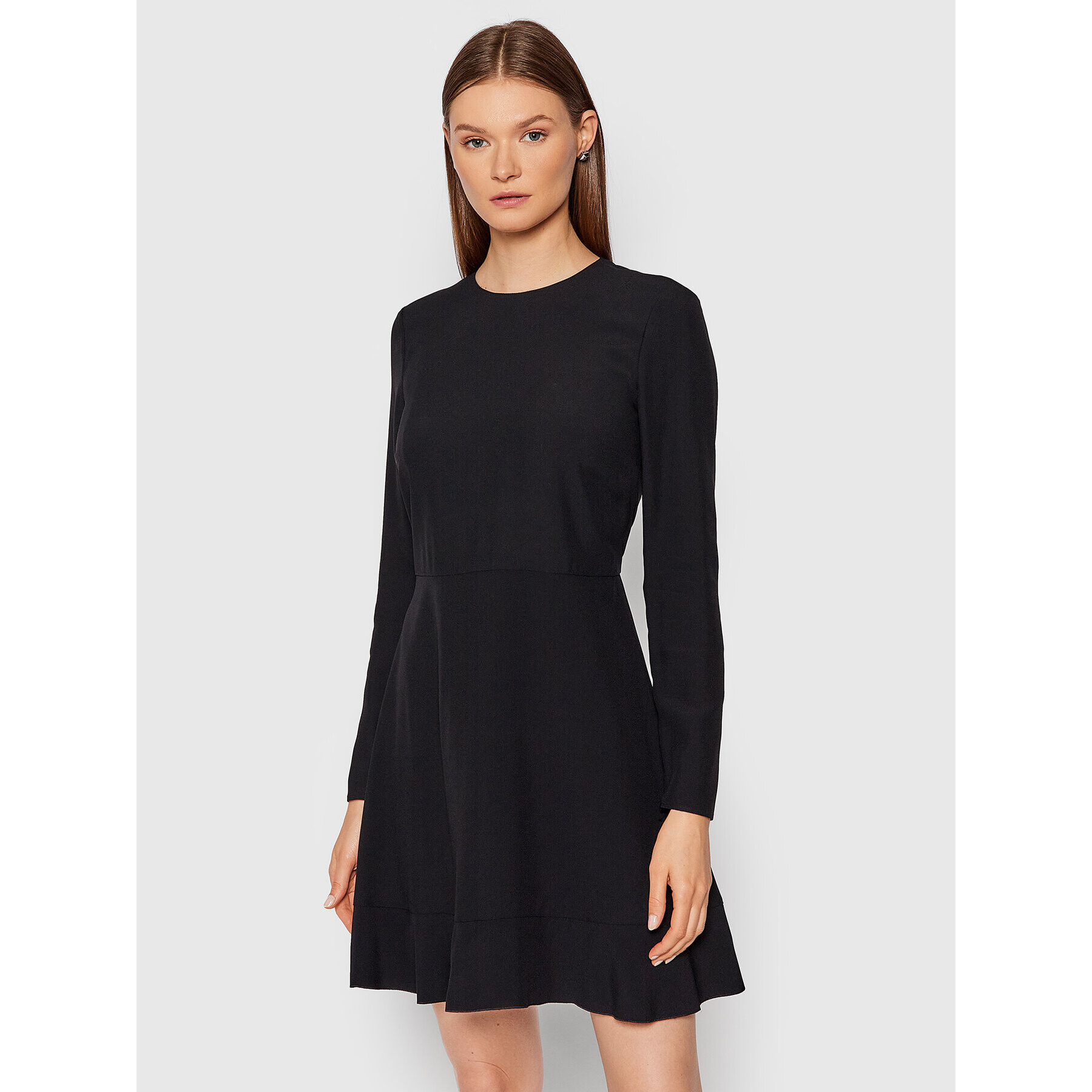 Red Valentino Rochie de zi WR0VACK5 Negru Regular Fit - Pled.ro