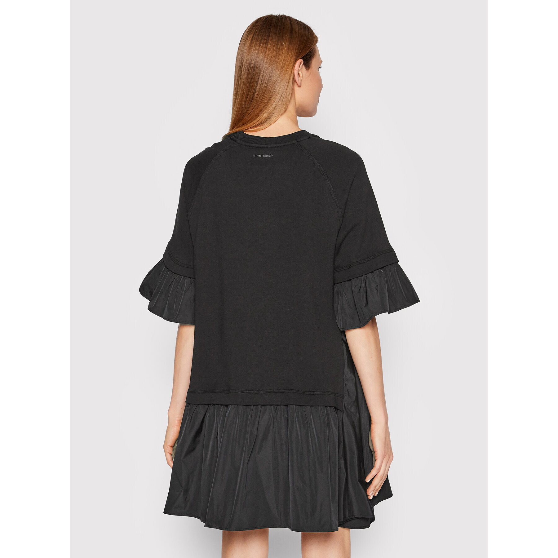 Red Valentino Rochie de zi XR0MJ09G6HF Negru Regular Fit - Pled.ro