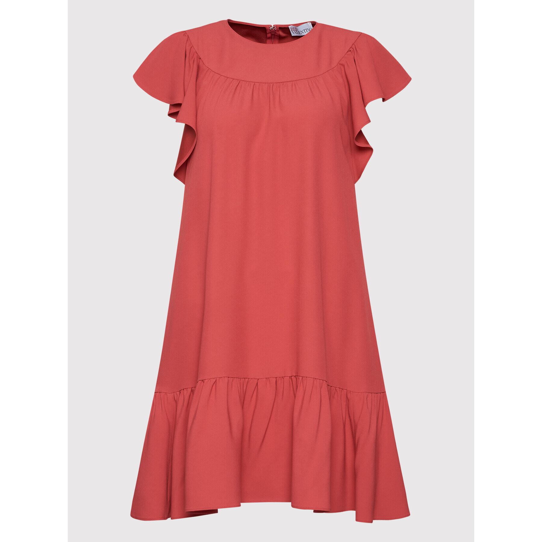 Red Valentino Rochie de zi XR0VADY00F1 Roșu Regular Fit - Pled.ro