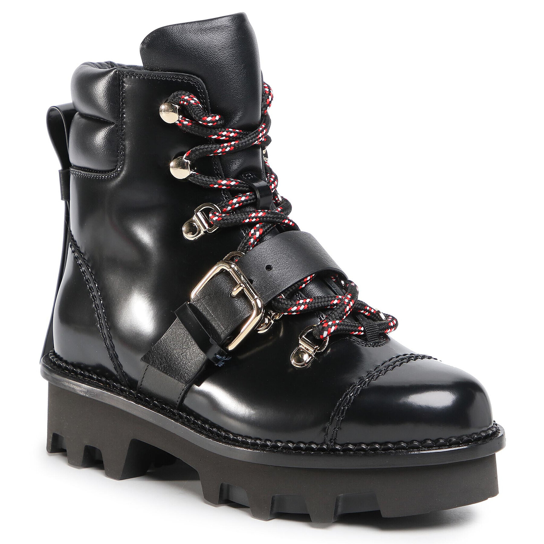 Red Valentino Trappers UQ0S0E49KPG Negru - Pled.ro