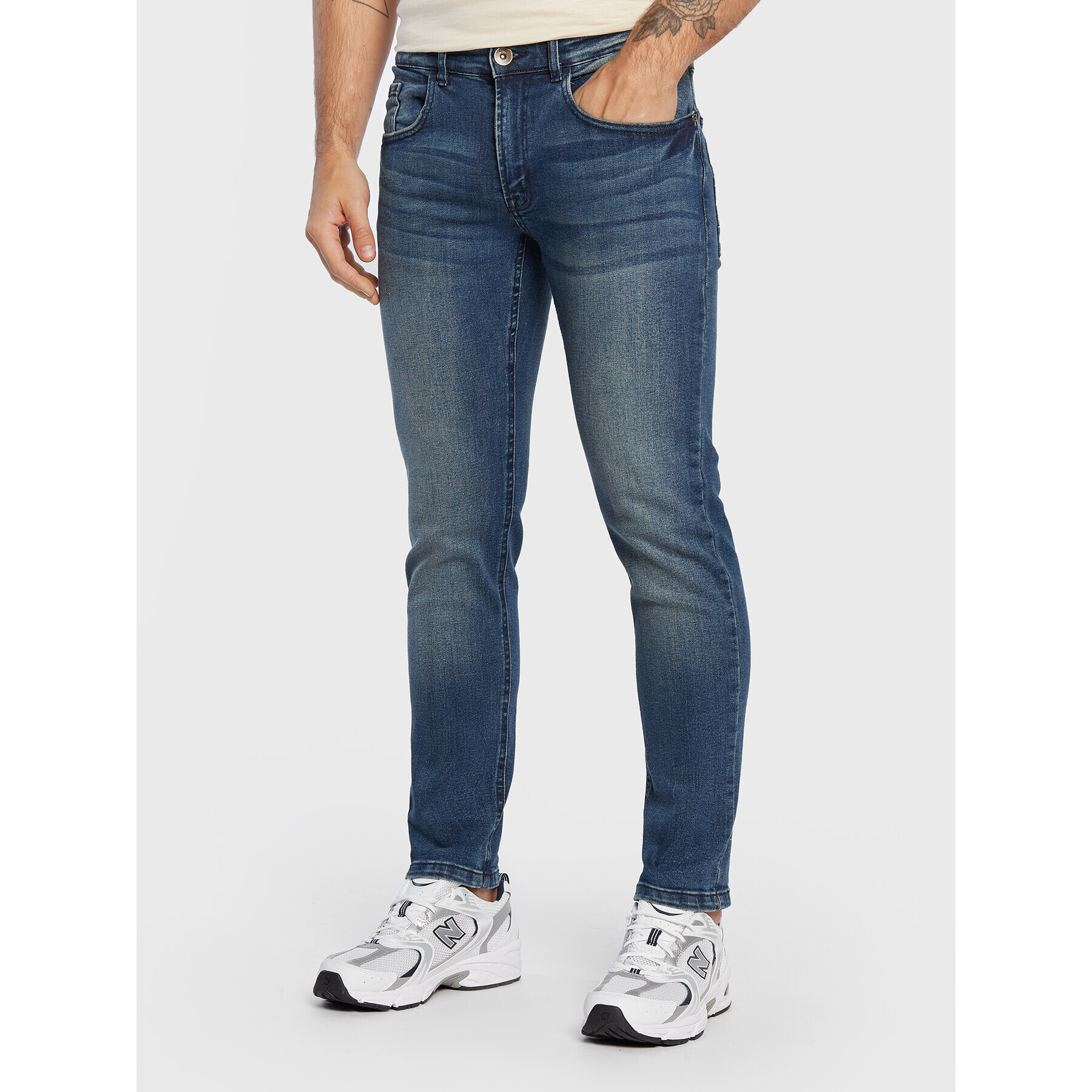 Redefined Rebel Blugi Copenhagen 207087 Bleumarin Slim Fit - Pled.ro