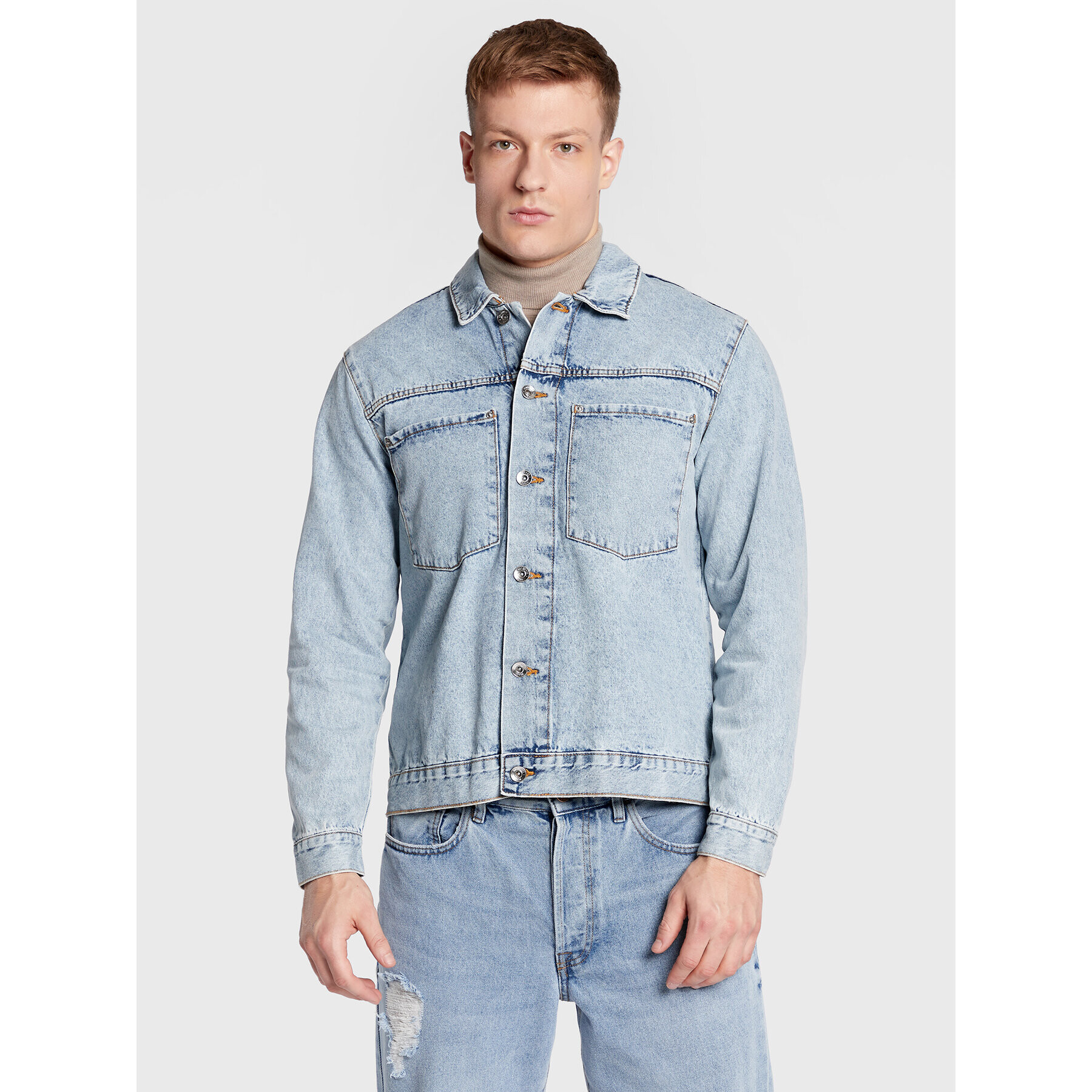 Redefined Rebel Geacă de blugi Drake 215087 Albastru Regular Fit - Pled.ro