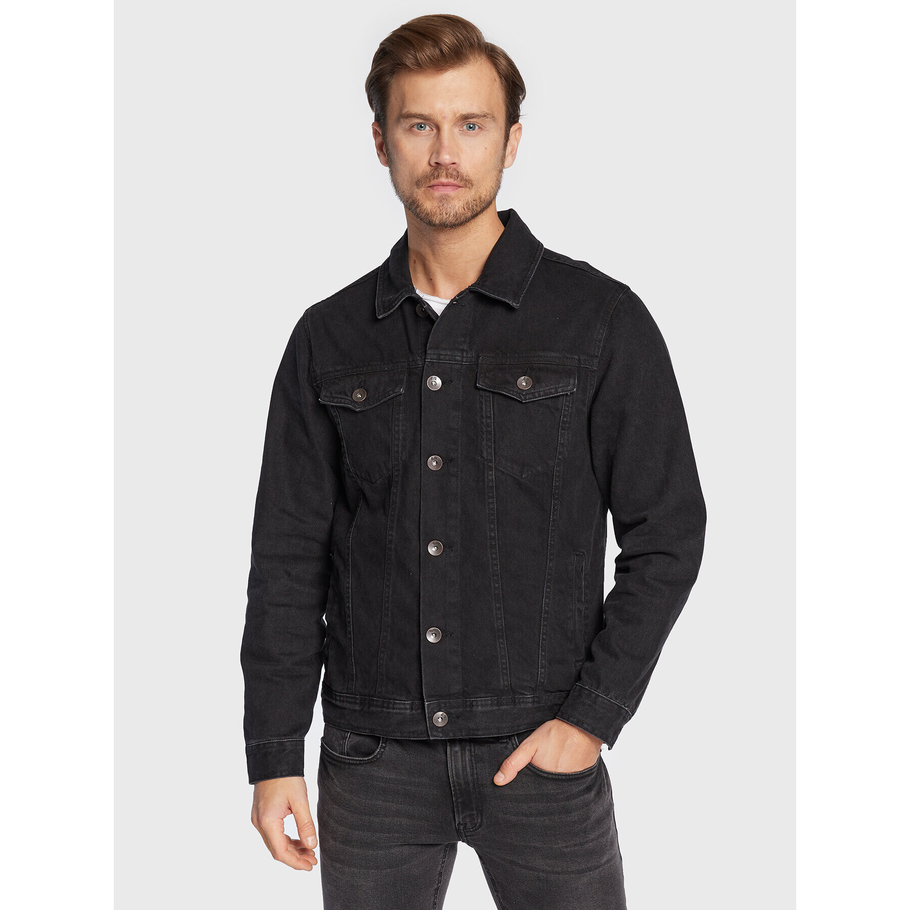 Redefined Rebel Geacă de blugi Marc 195086 Negru Regular Fit - Pled.ro