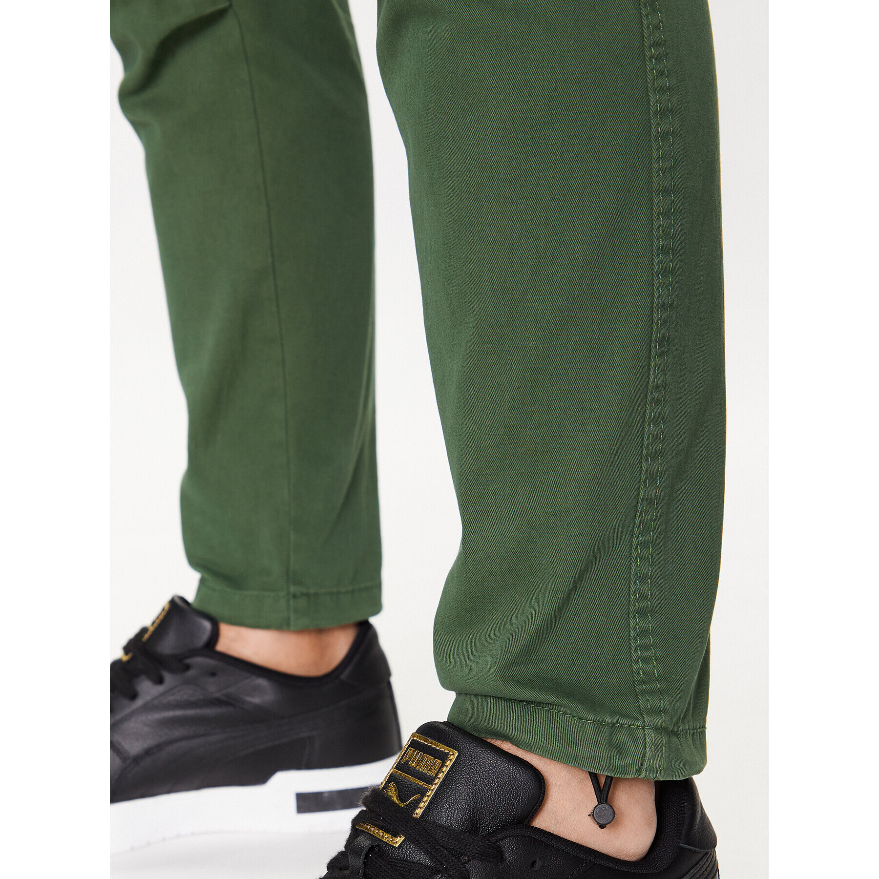 Redefined Rebel Pantaloni din material Jolan 226027 Verde Regular Fit - Pled.ro