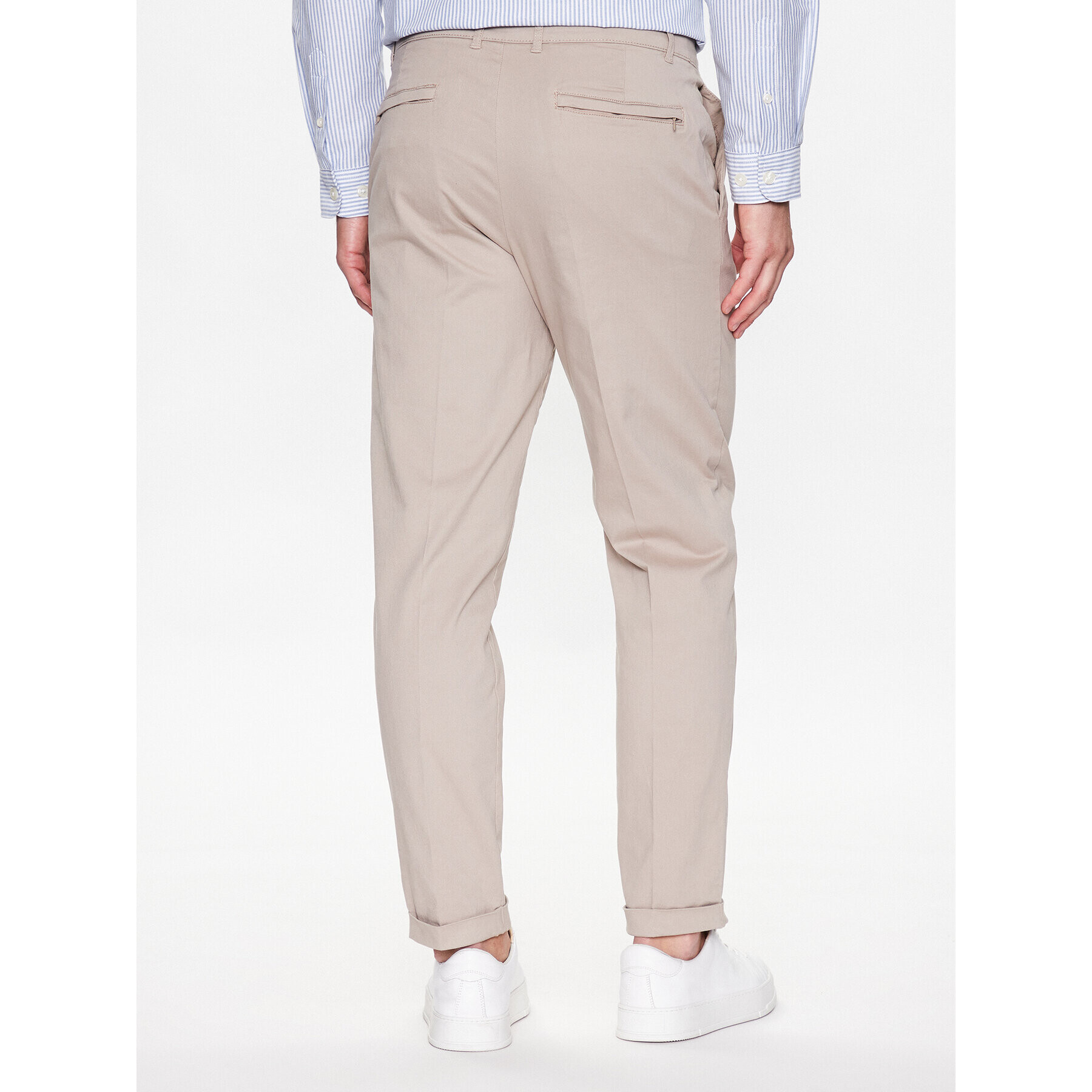 Redefined Rebel Pantaloni tricotați Aron 226019 Bej Regular Fit - Pled.ro