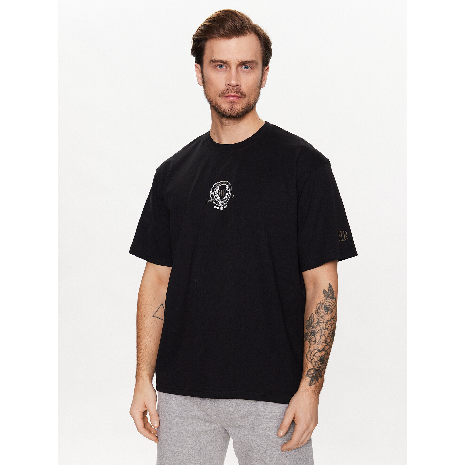 Redefined Rebel Tricou Alex 221027 Negru Boxy Fit - Pled.ro