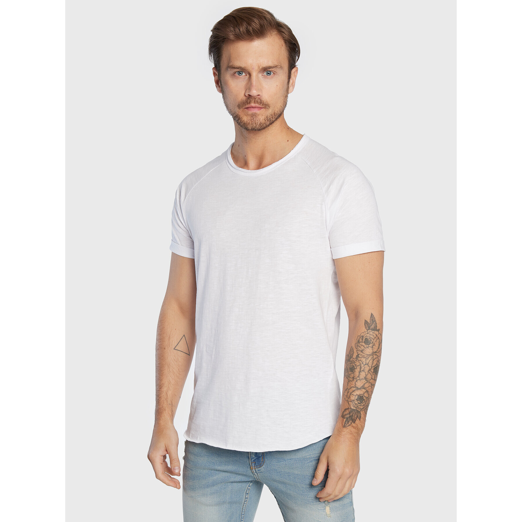 Redefined Rebel Tricou Kas 181066 Alb Regular Fit - Pled.ro