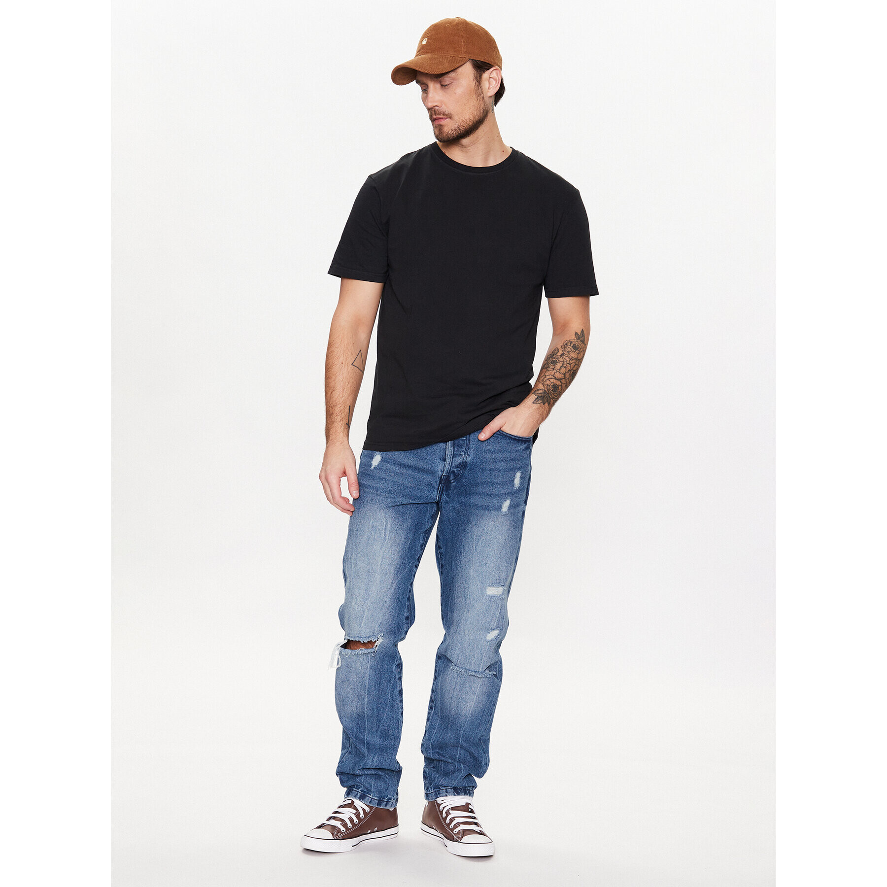 Redefined Rebel Tricou Zack PCV221085 Negru Boxy Fit - Pled.ro