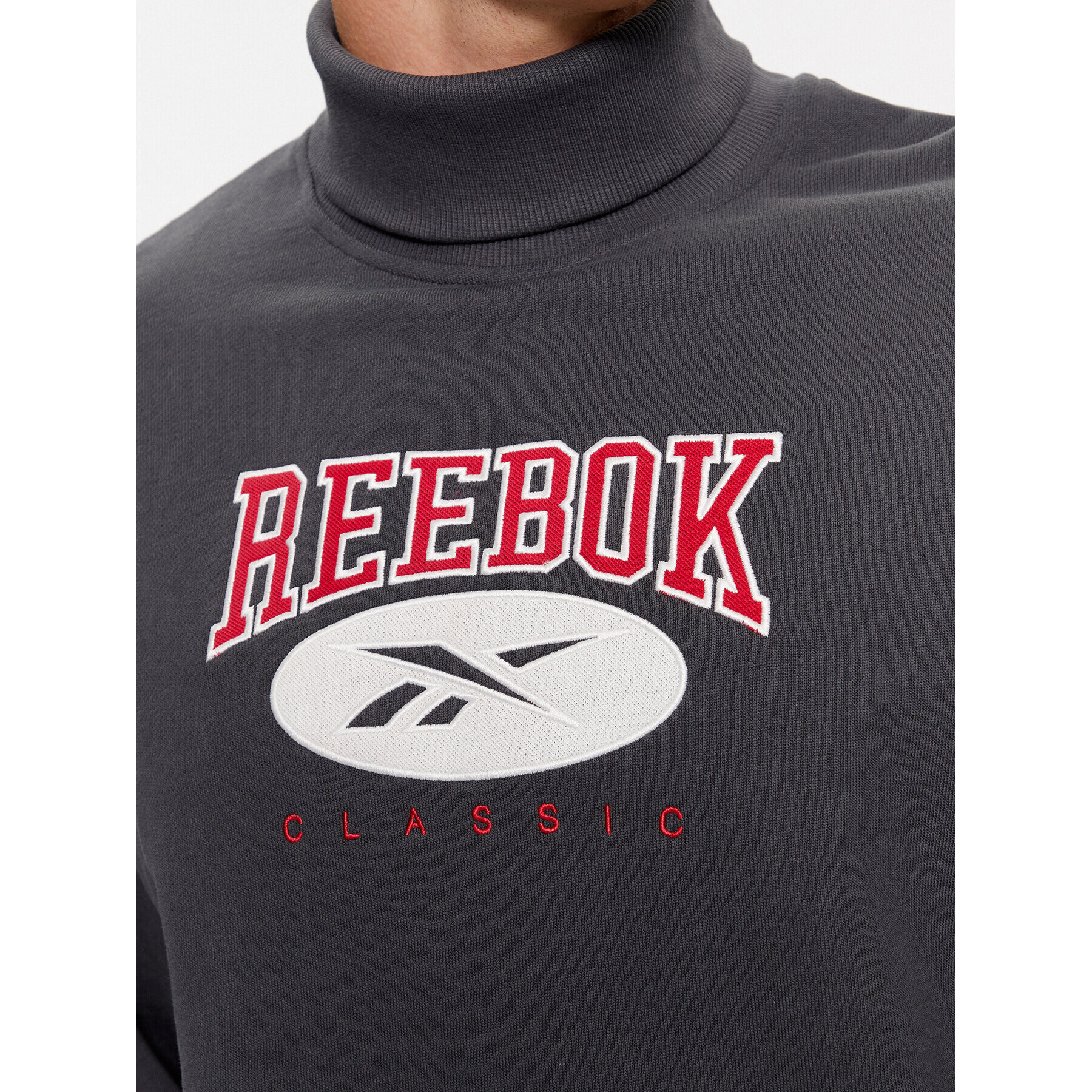 Reebok Bluză Archive Essentials IL8799 Gri Regular Fit - Pled.ro