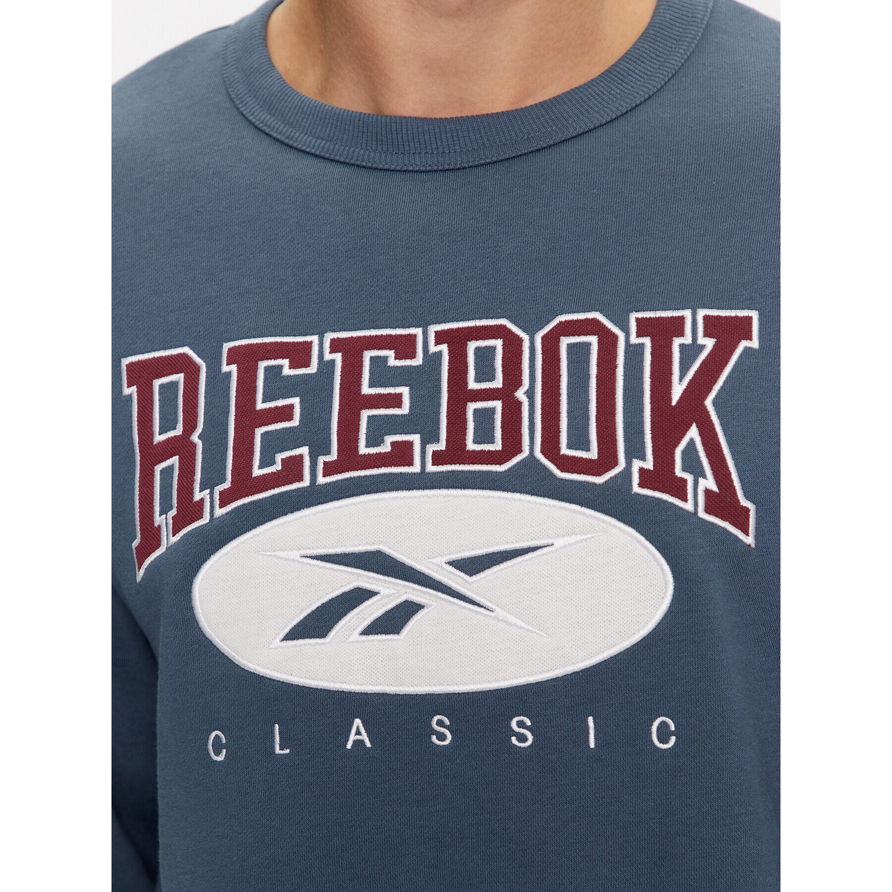 Reebok Bluză Archive Essentials IM1531 Albastru Regular Fit - Pled.ro