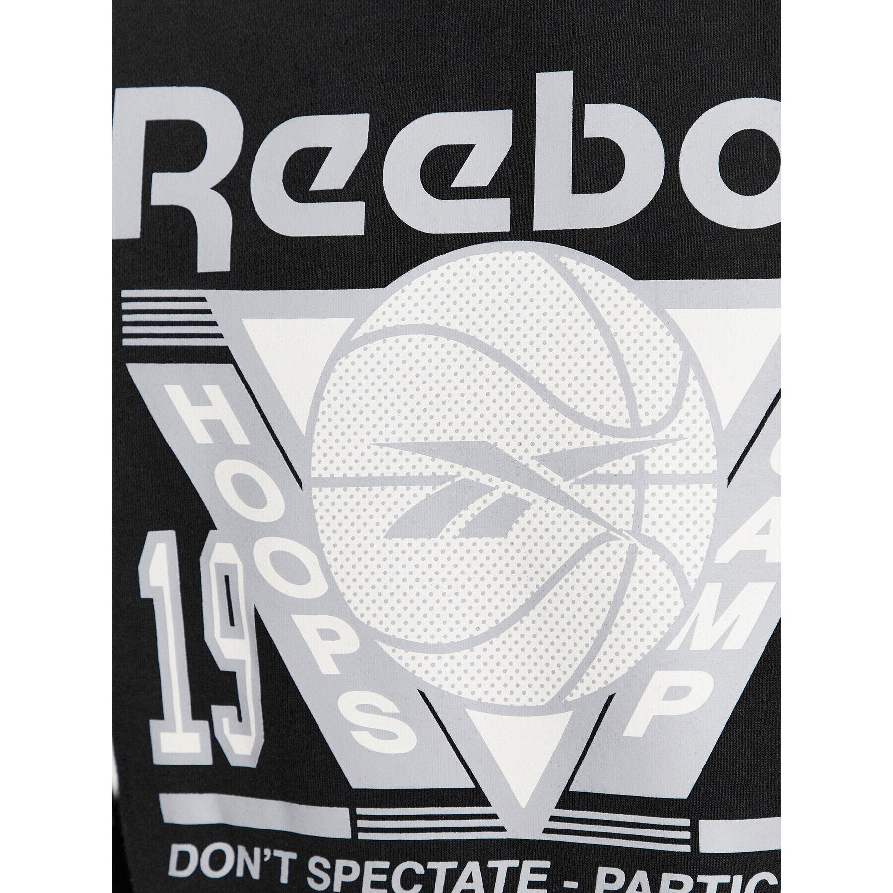 Reebok Bluză Basketball IL4432 Negru Regular Fit - Pled.ro