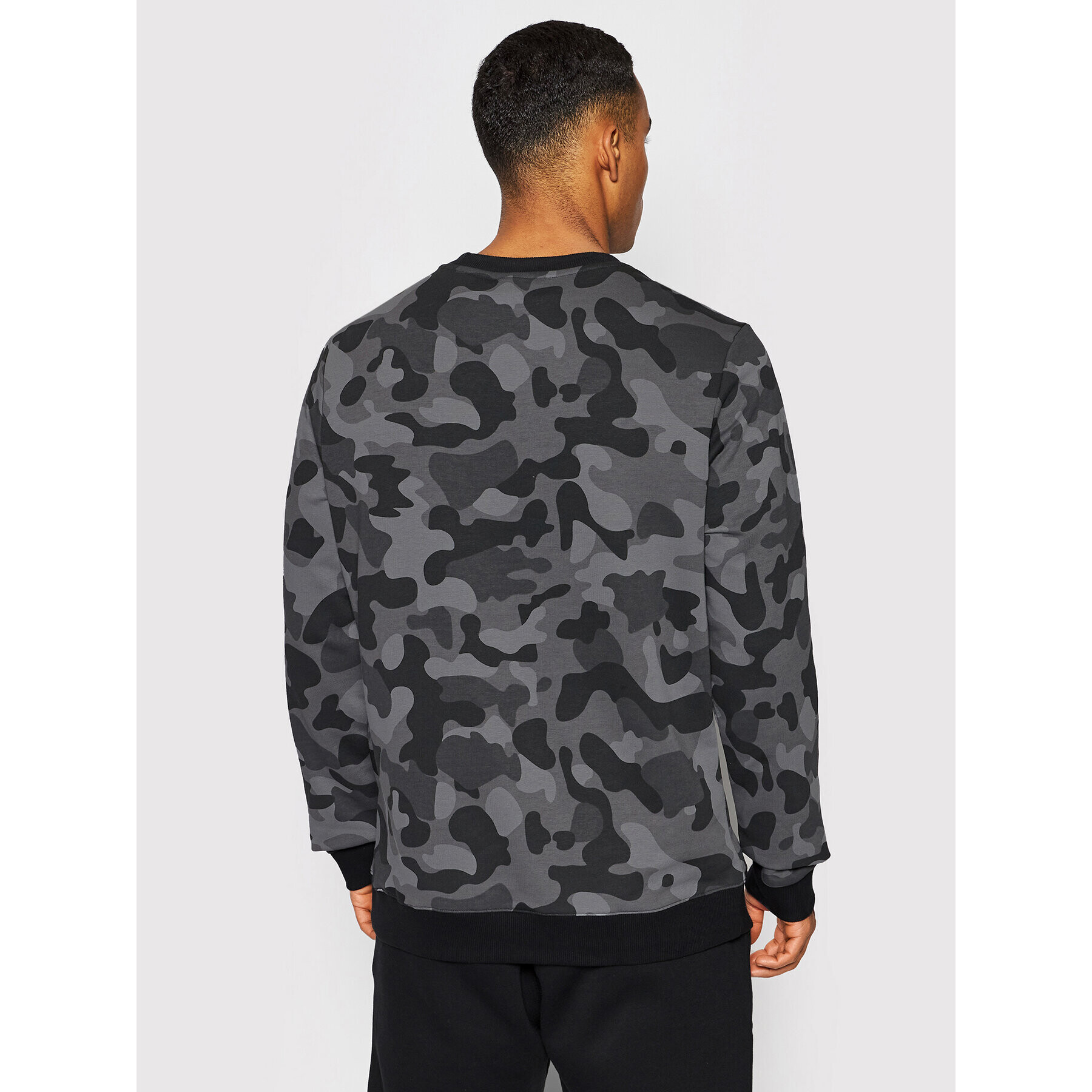 Reebok Bluză Camo HA6314 Gri Regular Fit - Pled.ro