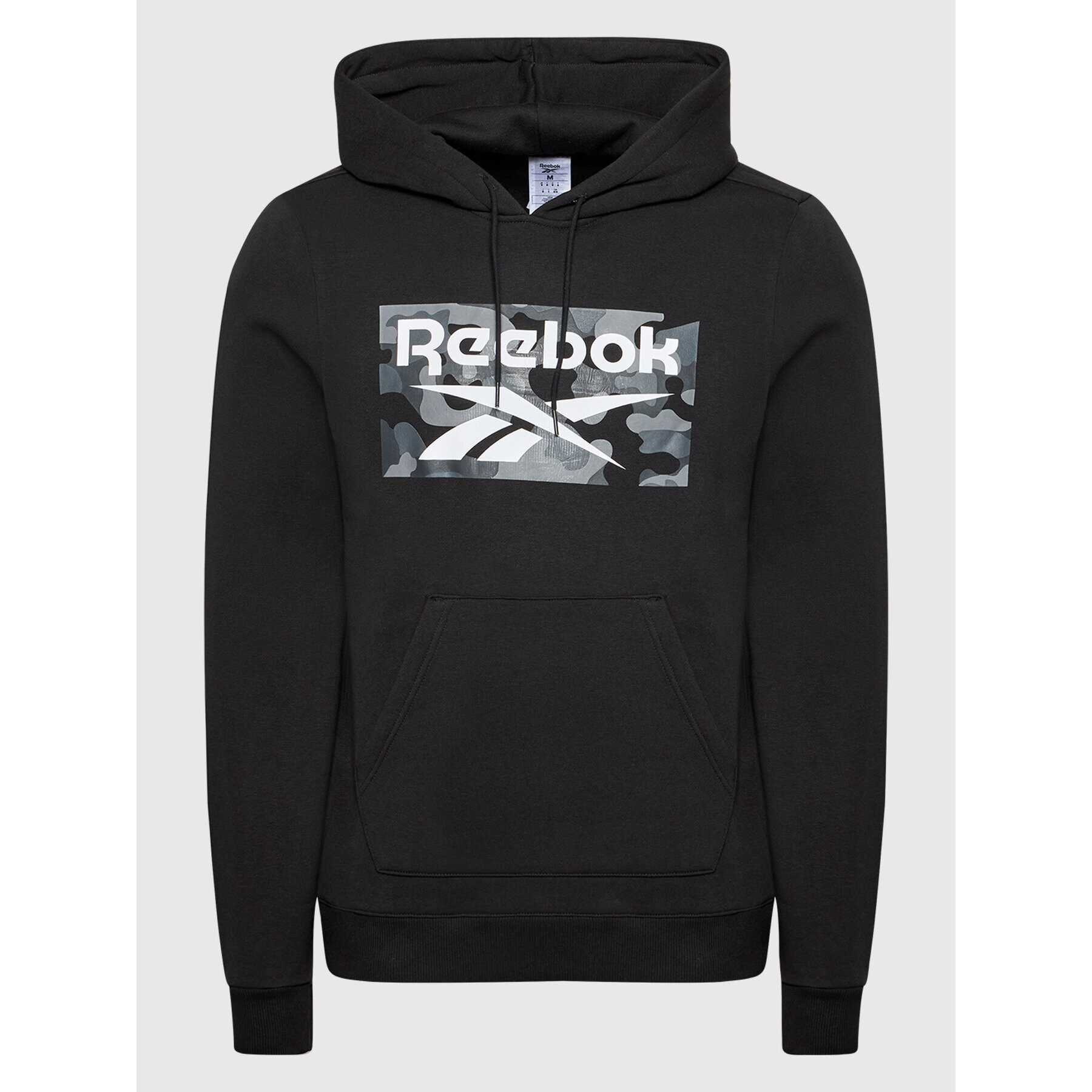 Reebok Bluză Camo HA6315 Negru Classic Fit - Pled.ro