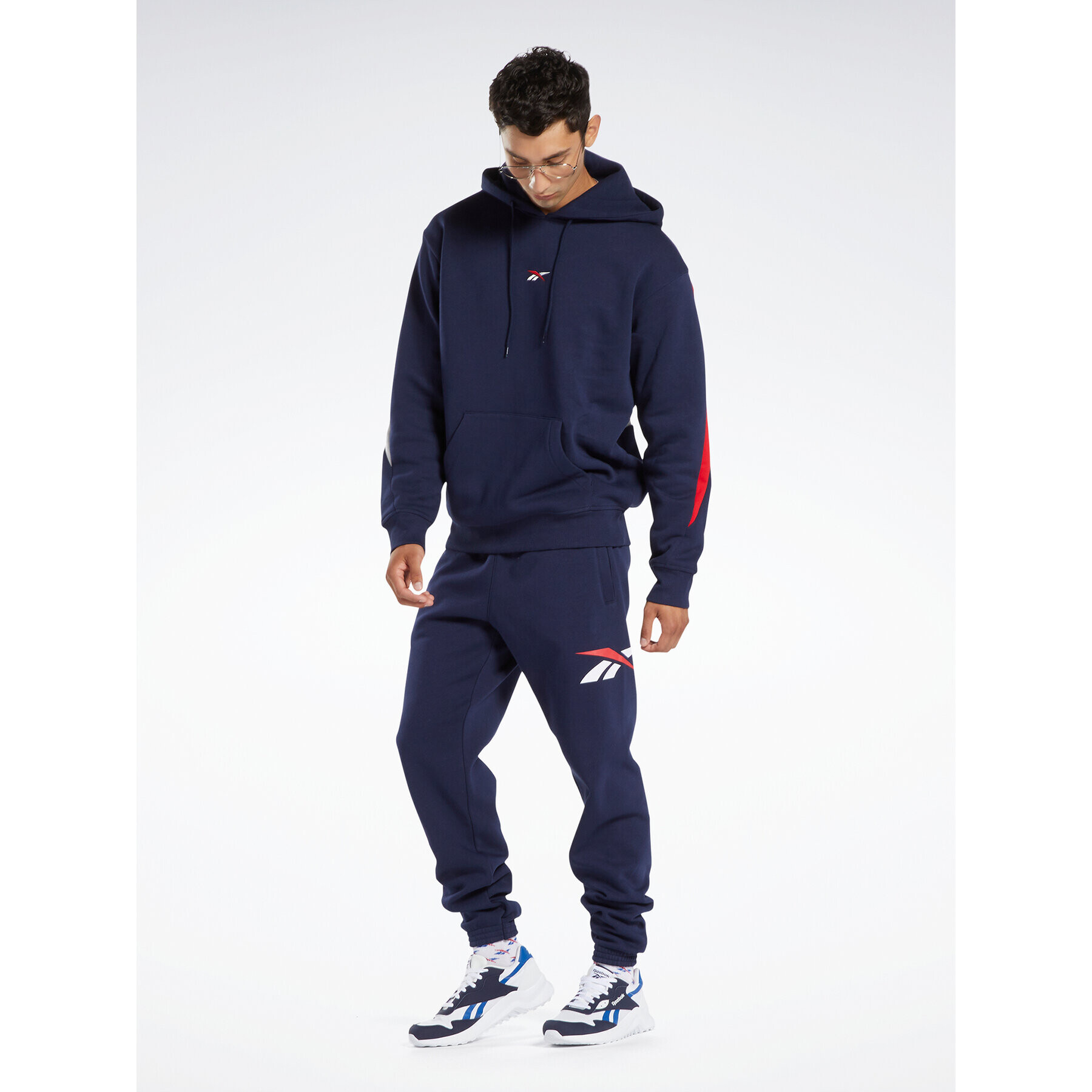 Reebok Bluză Classics Brand Proud Hoodie HS7159 Bleumarin - Pled.ro