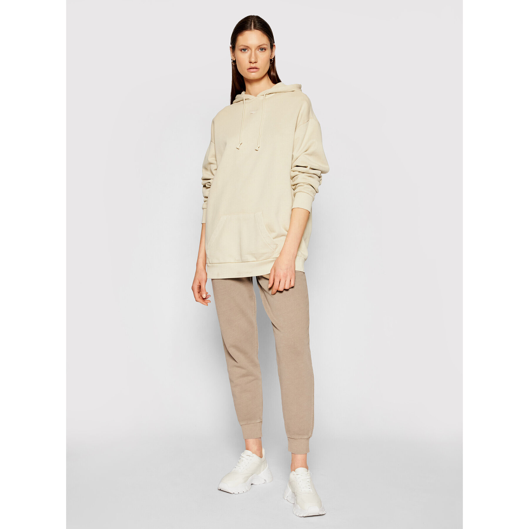 Reebok Bluză Classics Natural Dye GN4924 Bej Oversized - Pled.ro