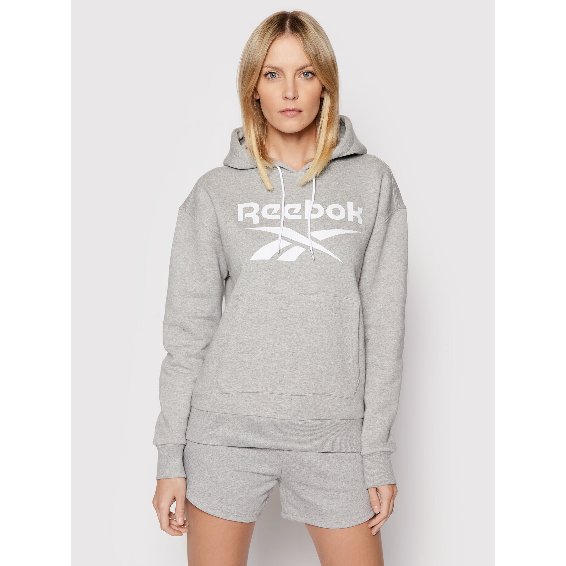 Reebok Classic Reebok Bluză GS9391 Gri Oversize - Pled.ro