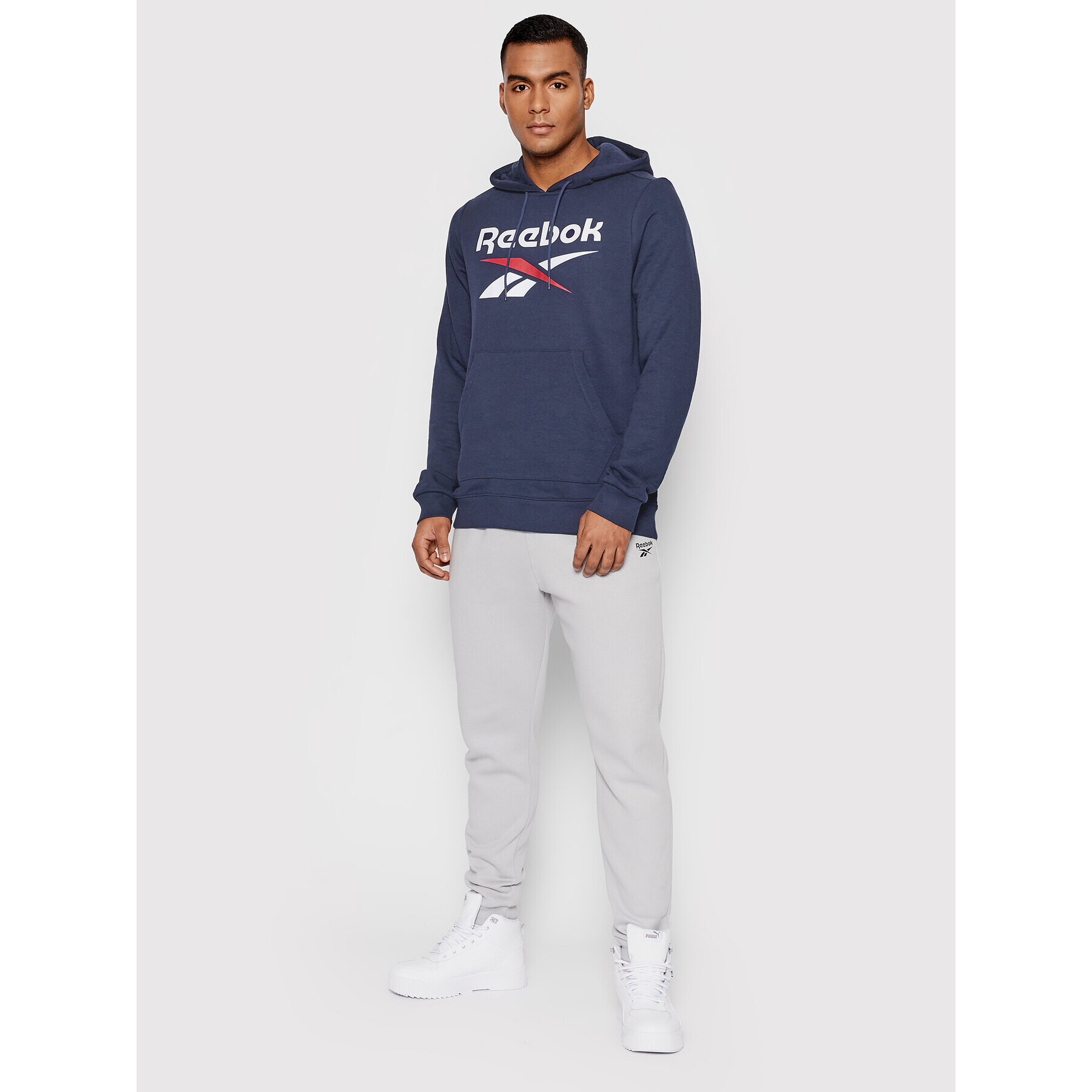 Reebok Bluză Identity Big Logo GI8662 Bleumarin Regular Fit - Pled.ro